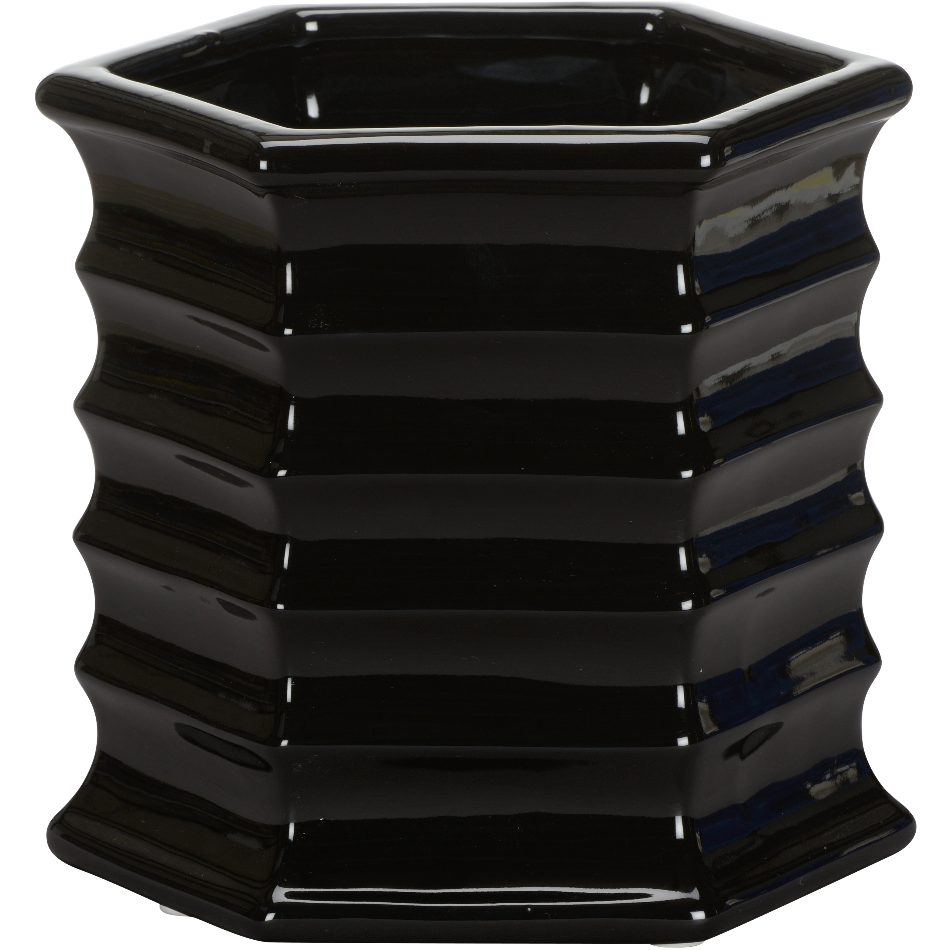 Willow Black Planter, Small