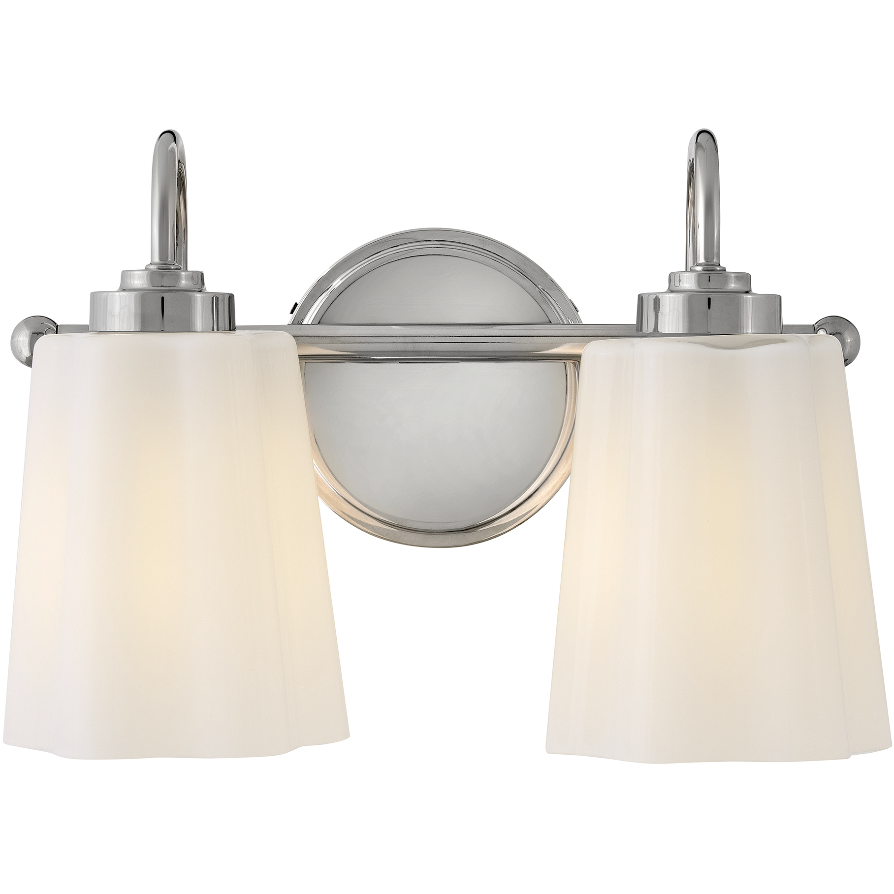 Honey 2 Light 13.25 inch Polished Nickel Vanity Light Wall Light
