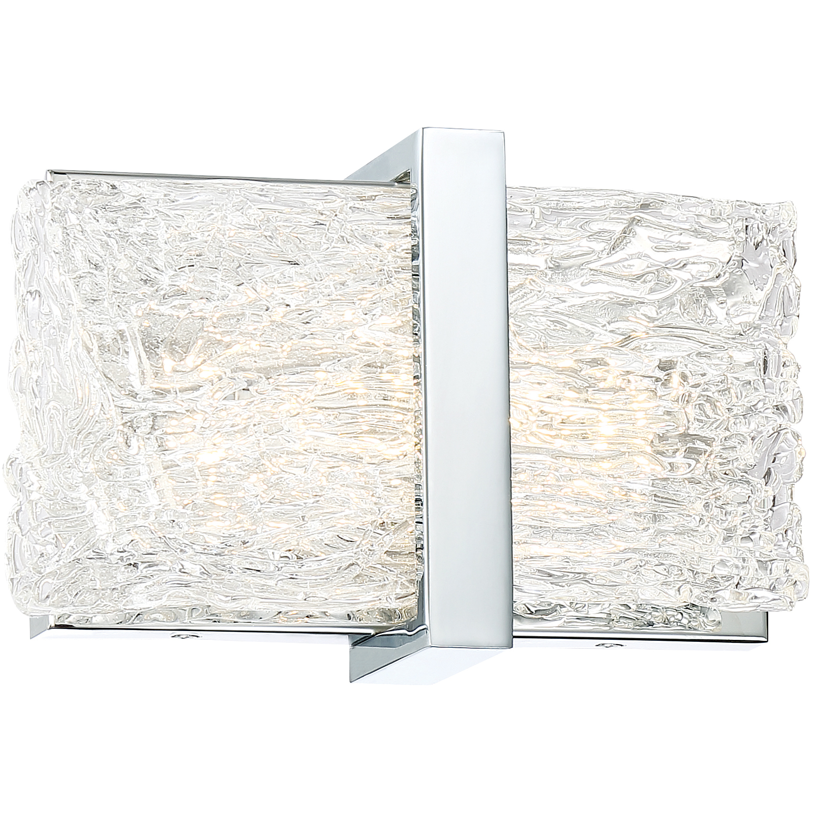 Forest Ice II LED 8 inch Chrome Bath Light Wall Light