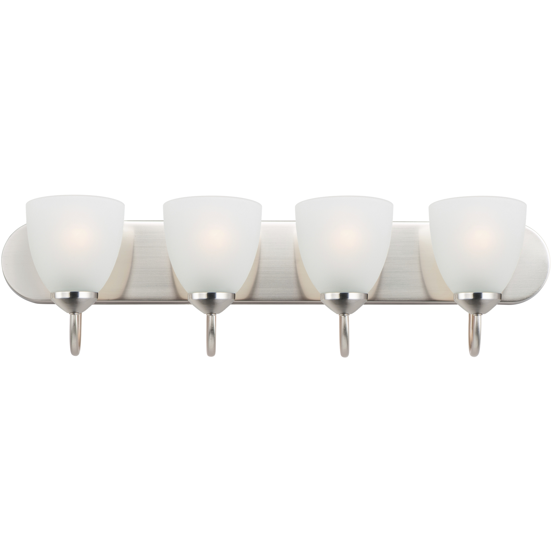 Axis 4 Light 30 inch Satin Nickel Bath Vanity Wall Light