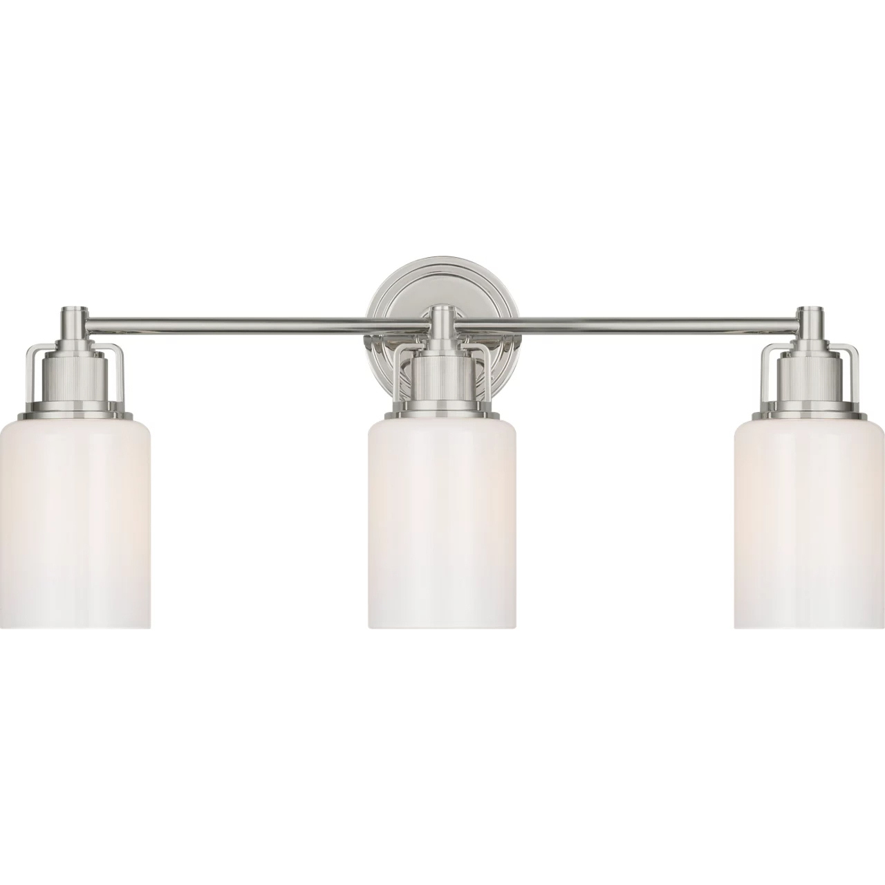 C&M by Chapman & Myers Ashford 3 Light 23.75 inch Polished Nickel Bath Vanity Wall Light