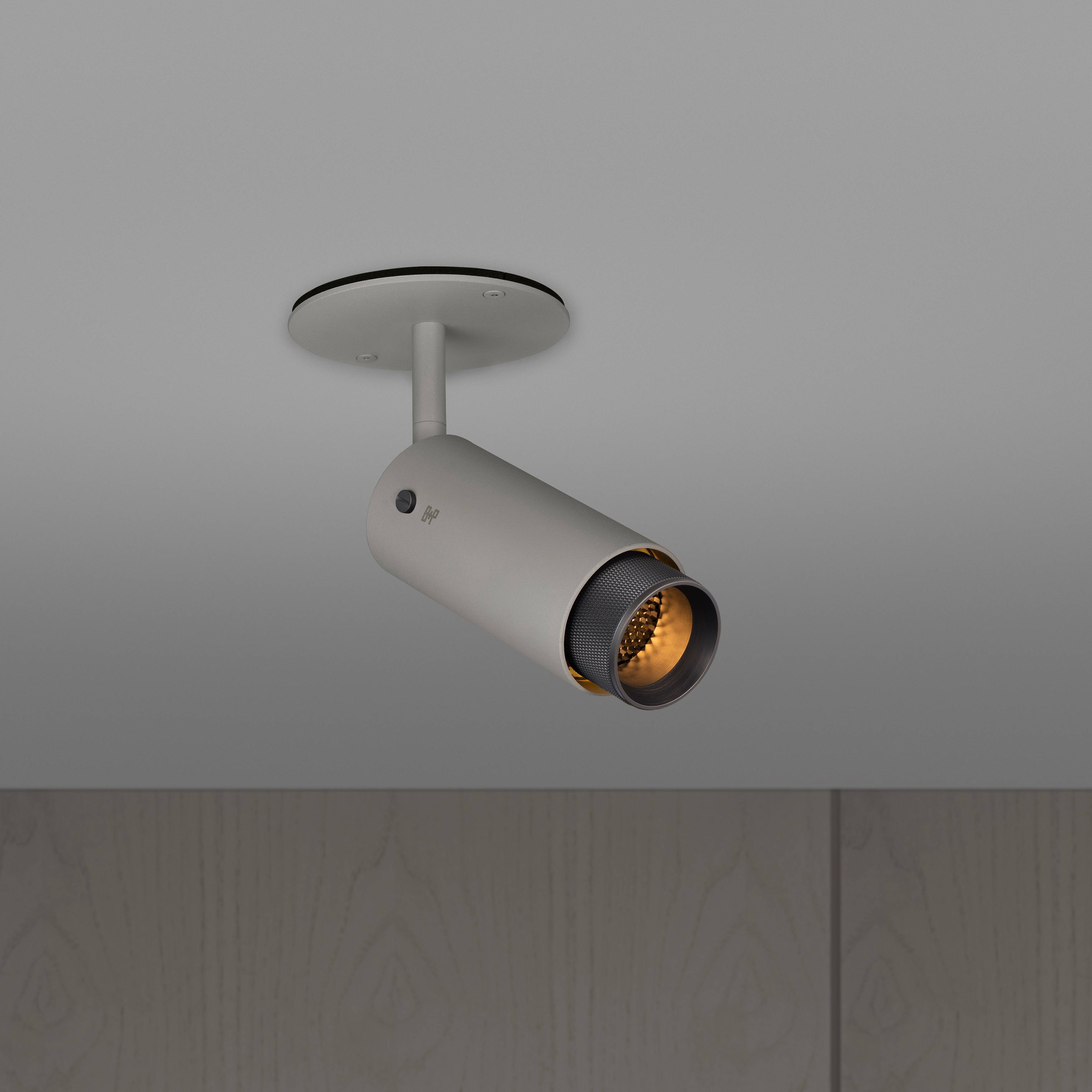 Exhaust Spot LED 2.36 inch Stone / Smoked Bronze Flush Mount Ceiling Light