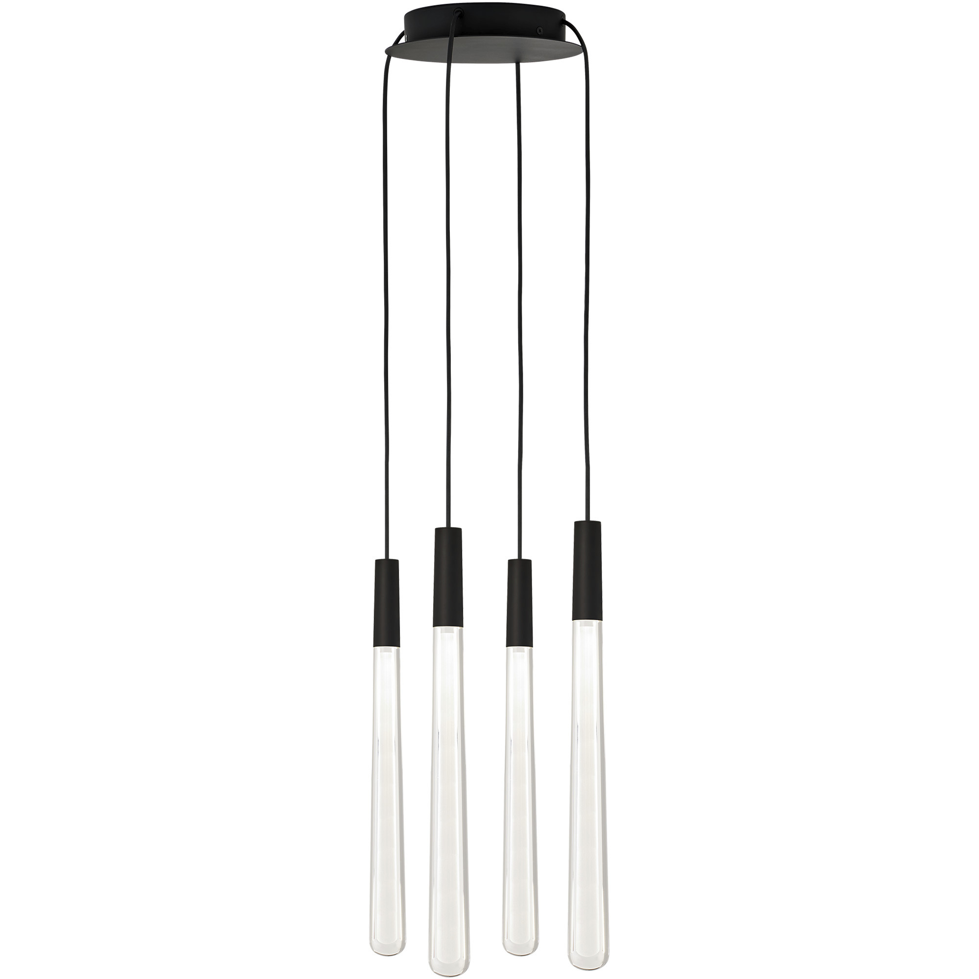 Sean Lavin Pylon LED 9 inch Nightshade Black Chandelier Ceiling Light