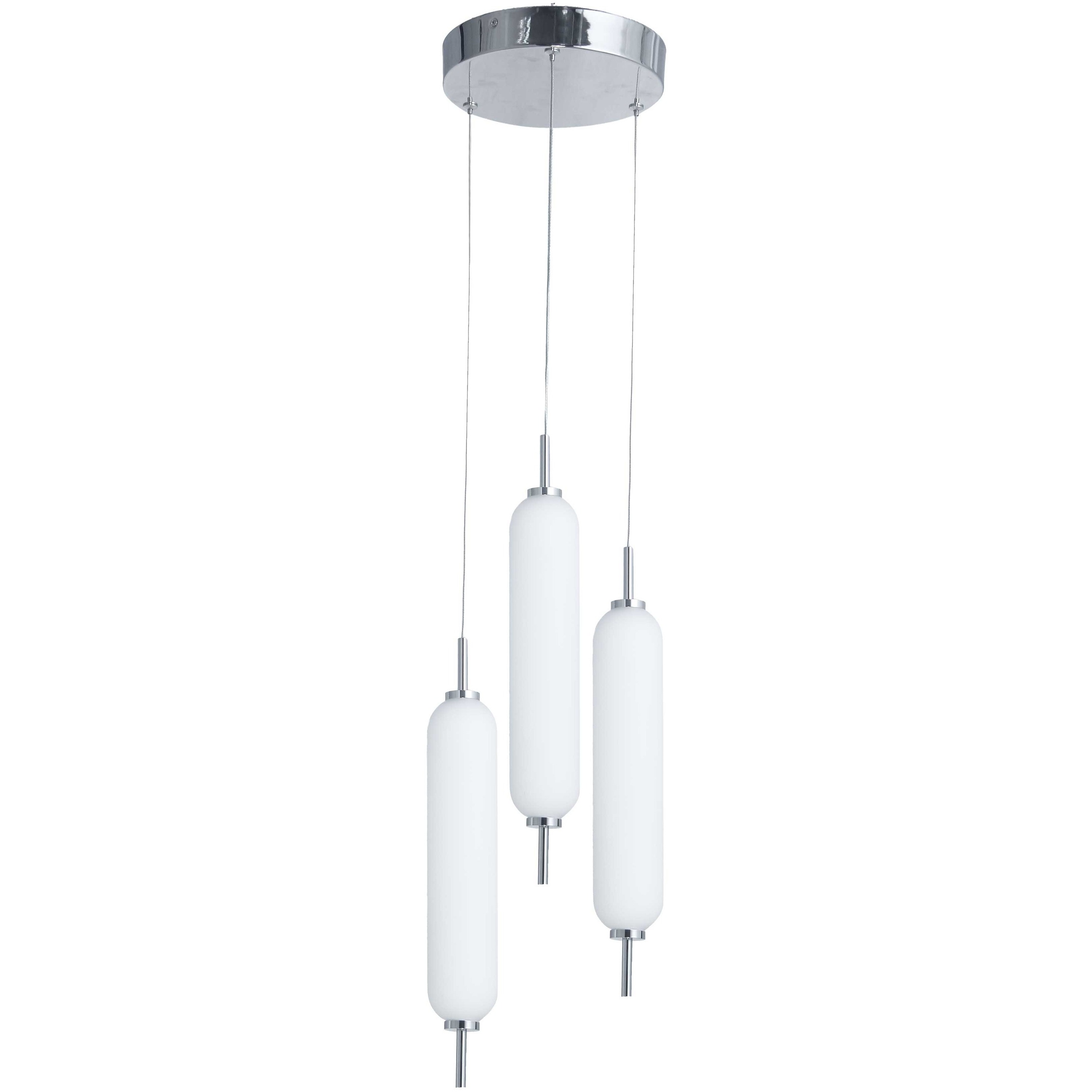 Typha LED 12 inch Polished Chrome Multi Pendant Ceiling Light