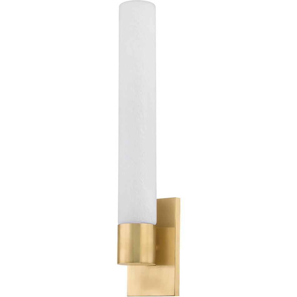 Balerma LED 4.75 inch Vintage Brass ADA Wall Sconce Wall Light
