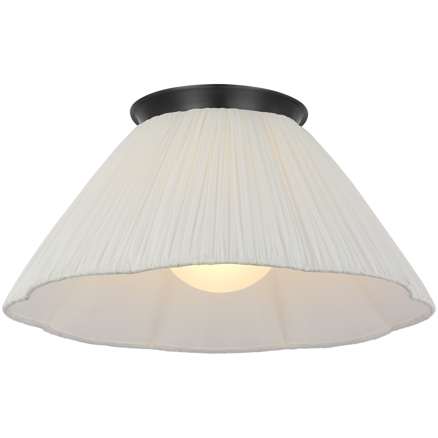 Amber Lewis Bradley LED 18 inch Bronze Flush Mount Ceiling Light