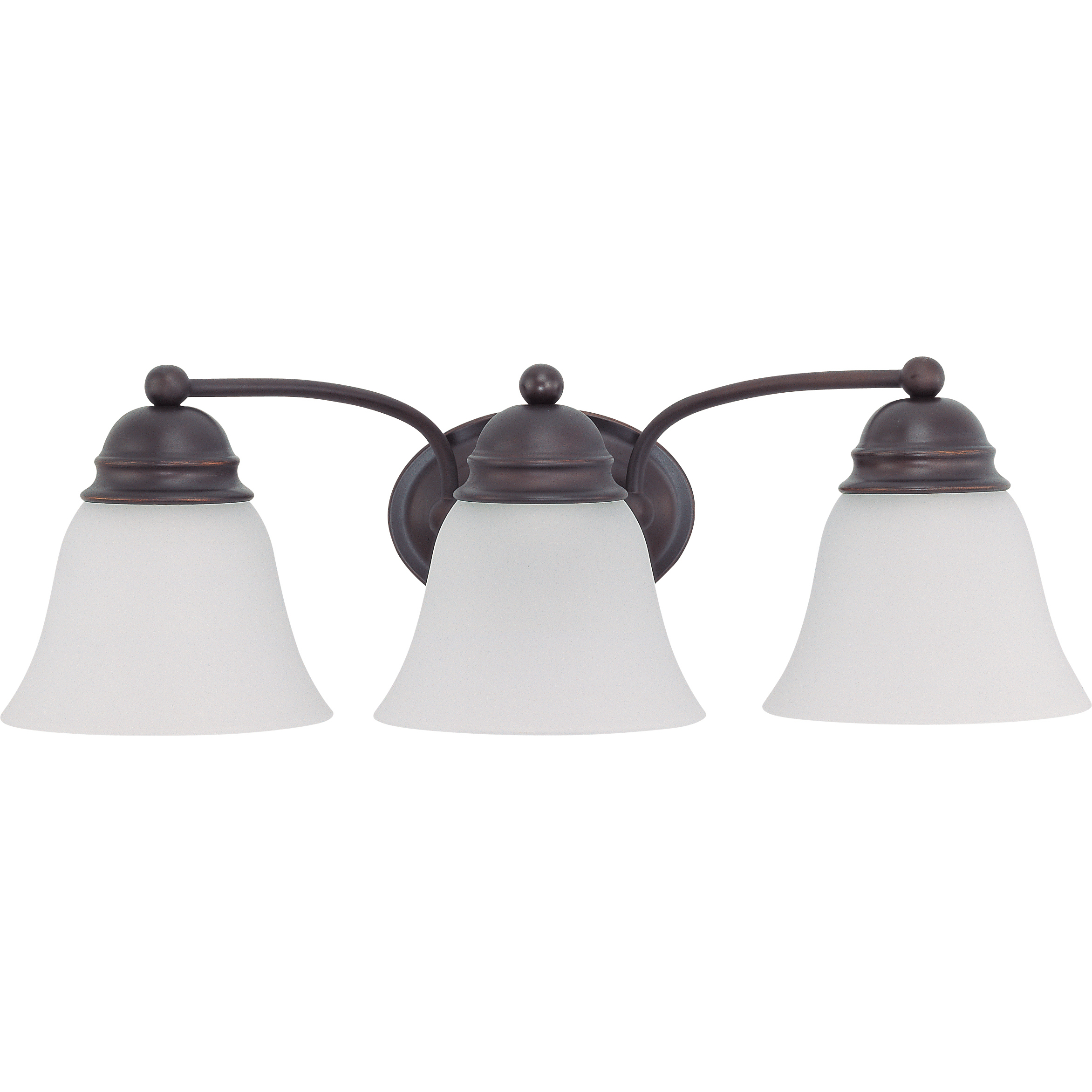 Brentwood 3 Light 21 inch Mahogany Bronze Vanity Light Wall Light