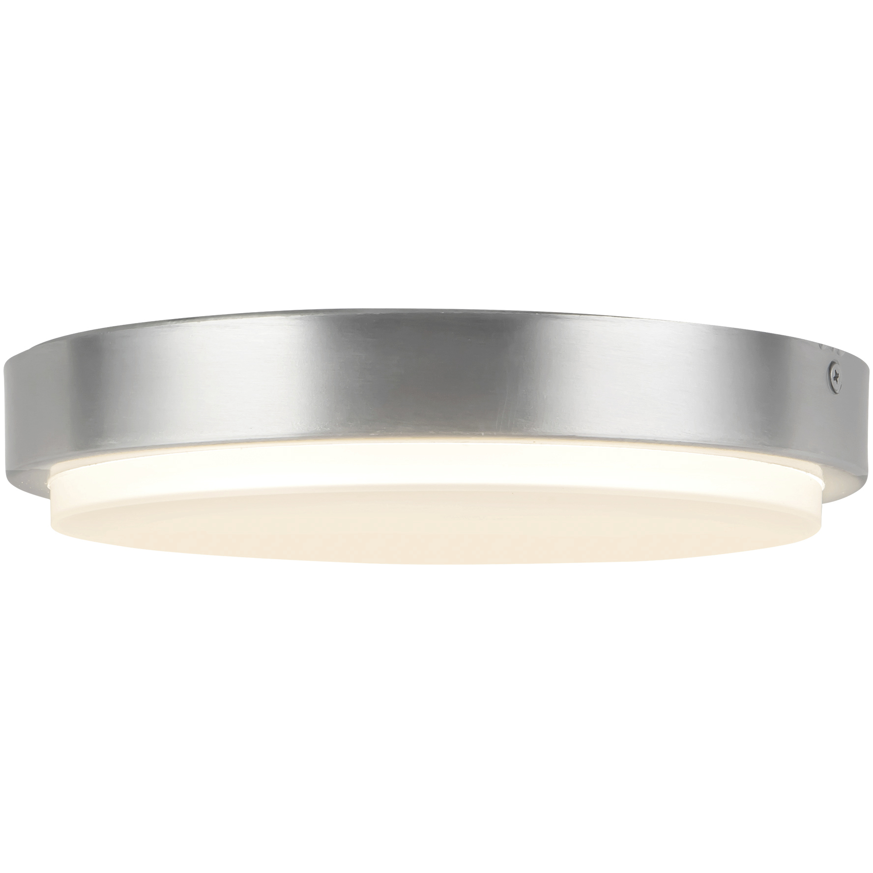 Bailey 9 inch Brushed Nickel Exterior Ceiling
