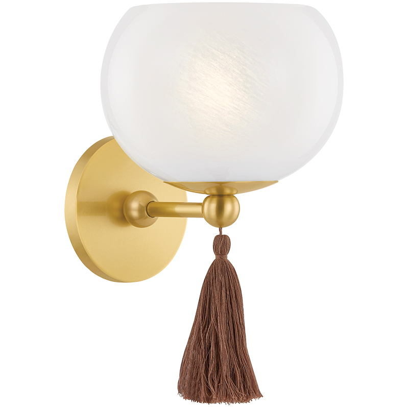 Niya 1 Light 7.5 inch Aged Brass Wall Sconce Wall Light