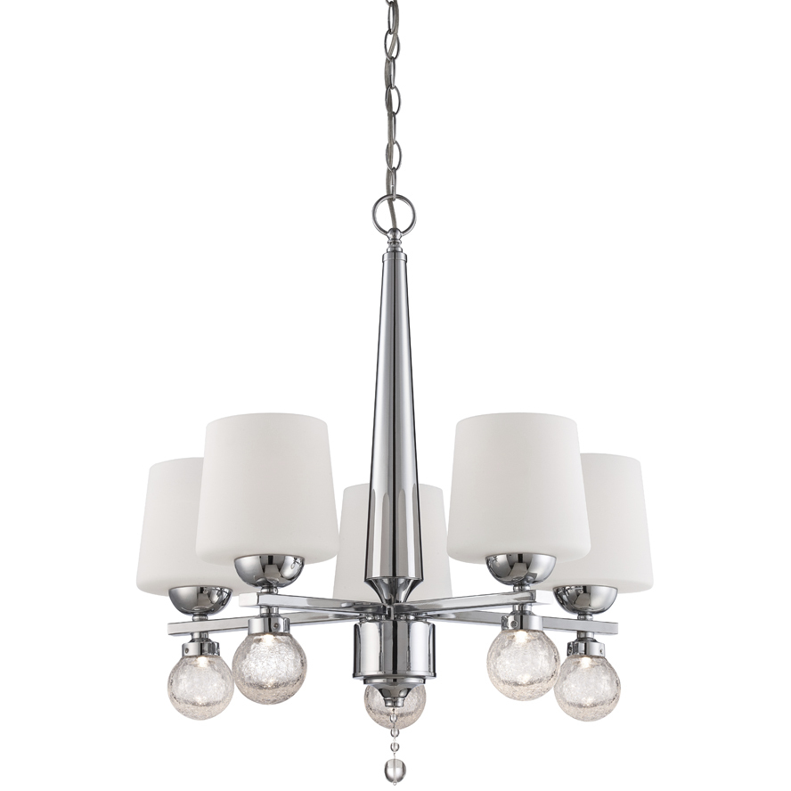 Astoria LED 23.25 inch Chrome Chandelier Ceiling Light