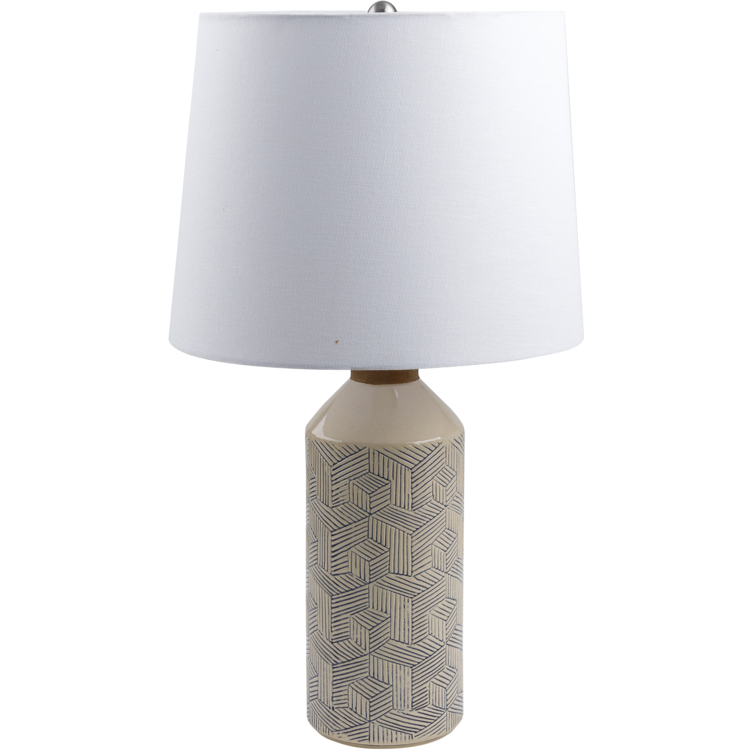 Gouverneur 22.75 inch 100 watt Beige Accent Table Lamp Portable Light