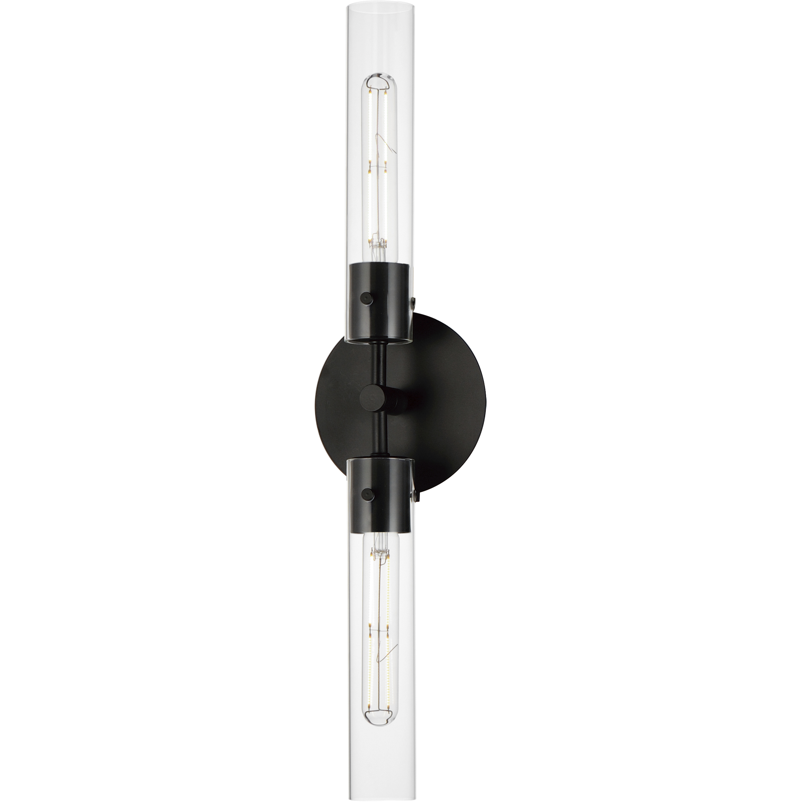 Equilibrium LED 6 inch Black Wall Sconce Wall Light