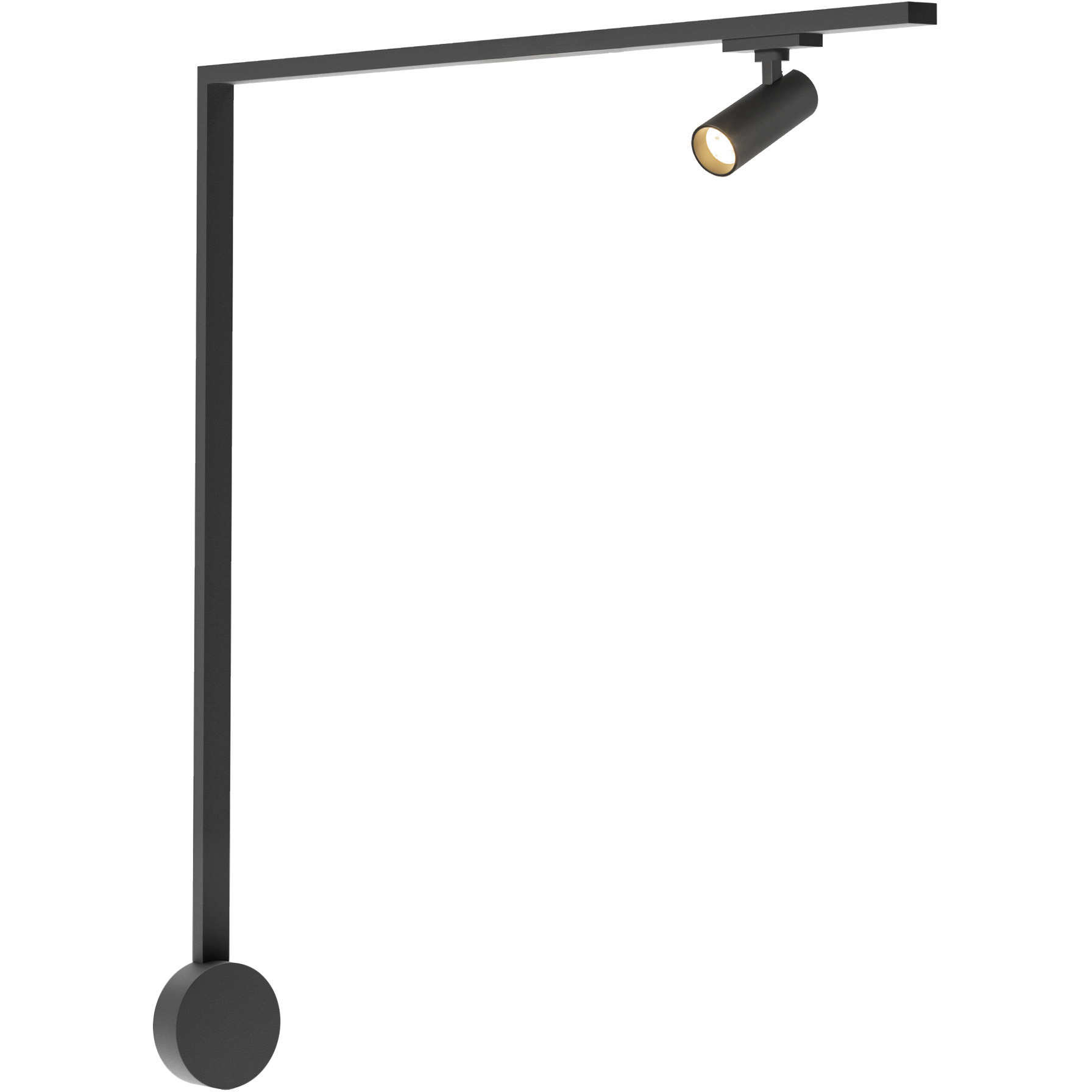 Paolo 120 Black Trilo Track Ceiling Light