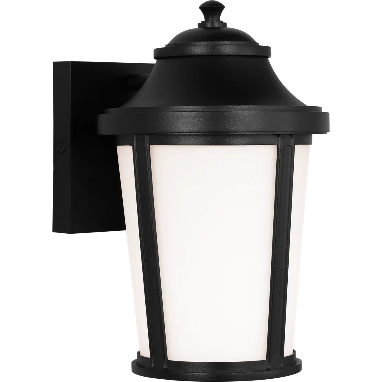 Portola 1 Light 10.5 inch Textured Black Outdoor Wall Lantern, Small