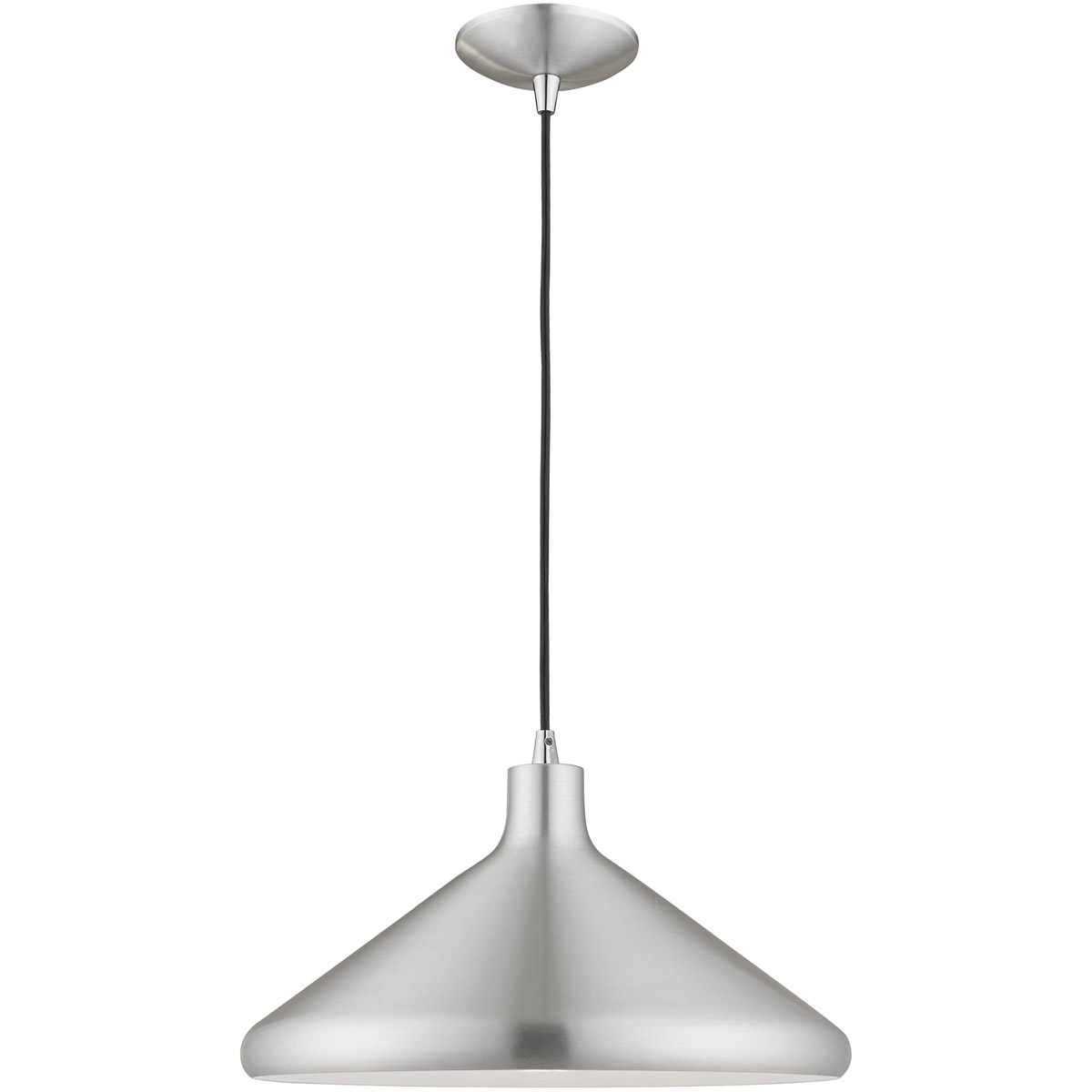 Allison 1 Light 15.25 inch Brushed Aluminum Mini Pendant Ceiling Light
