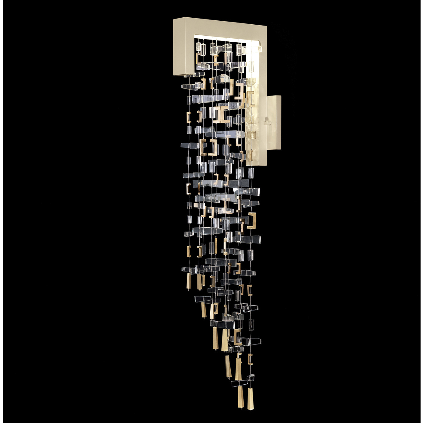 Capri 2 Light 4.5 inch Gold Sconce Wall Light