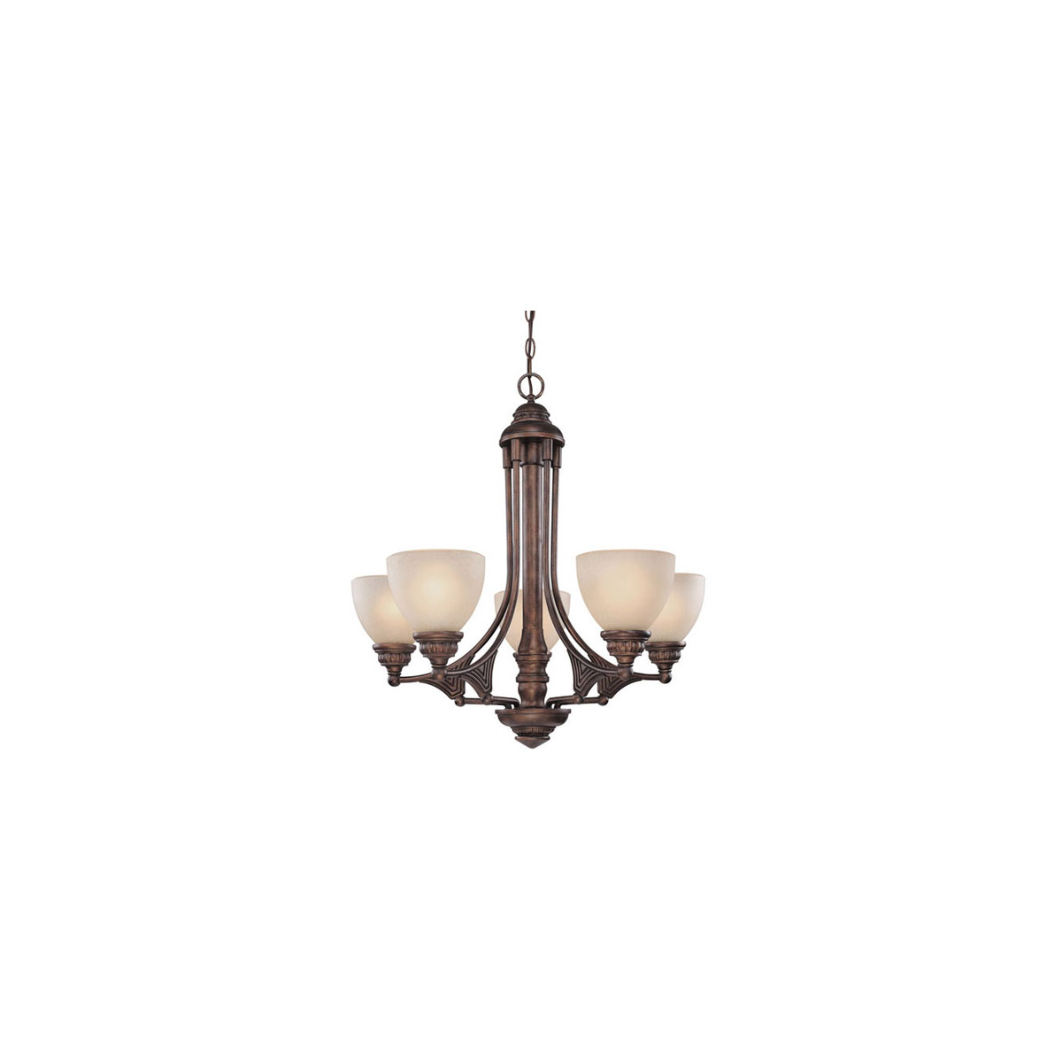 Broughton 5 Light 28 inch Sienna Chandelier Ceiling Light