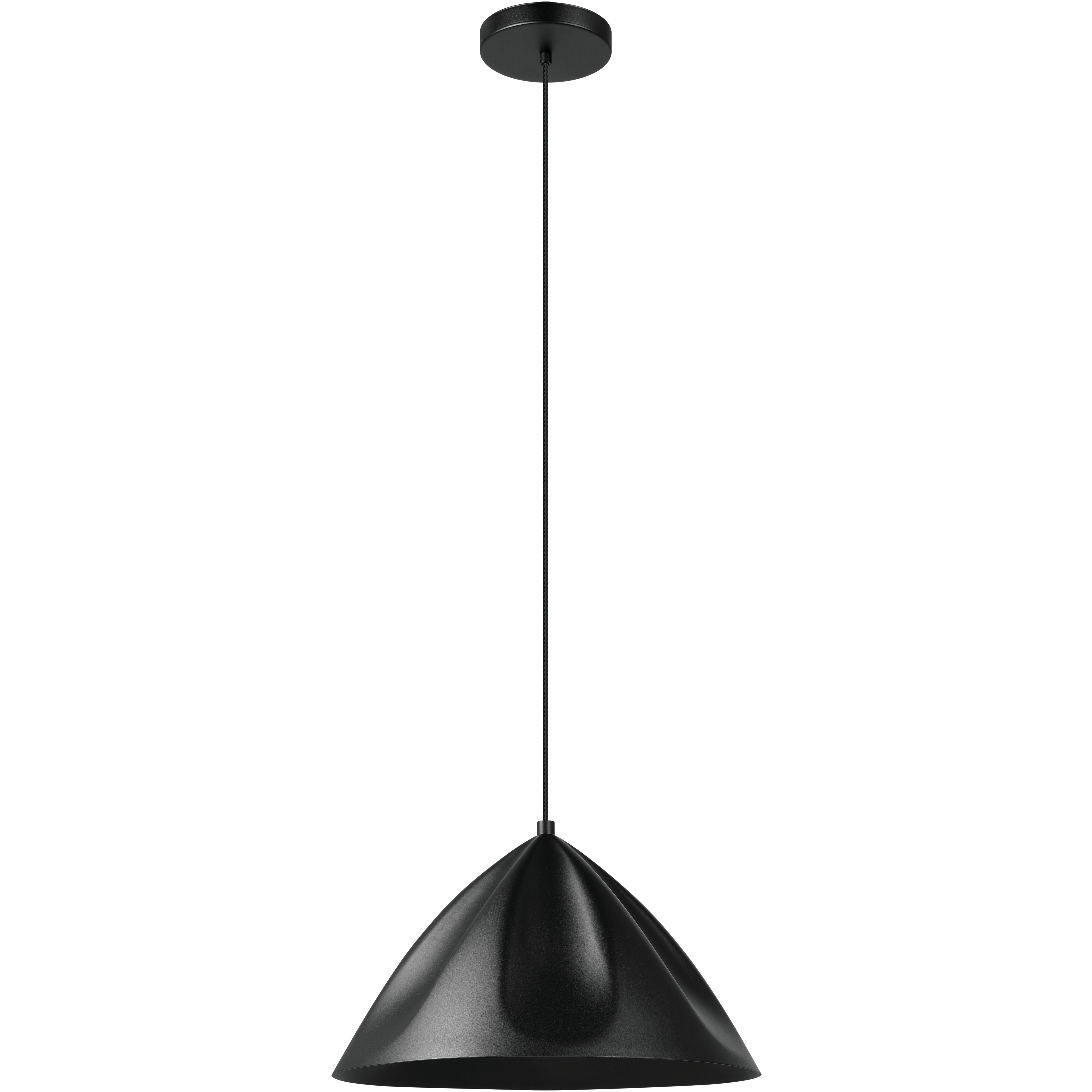 Podere 1 Light 16.54 inch Black Pendant Ceiling Light