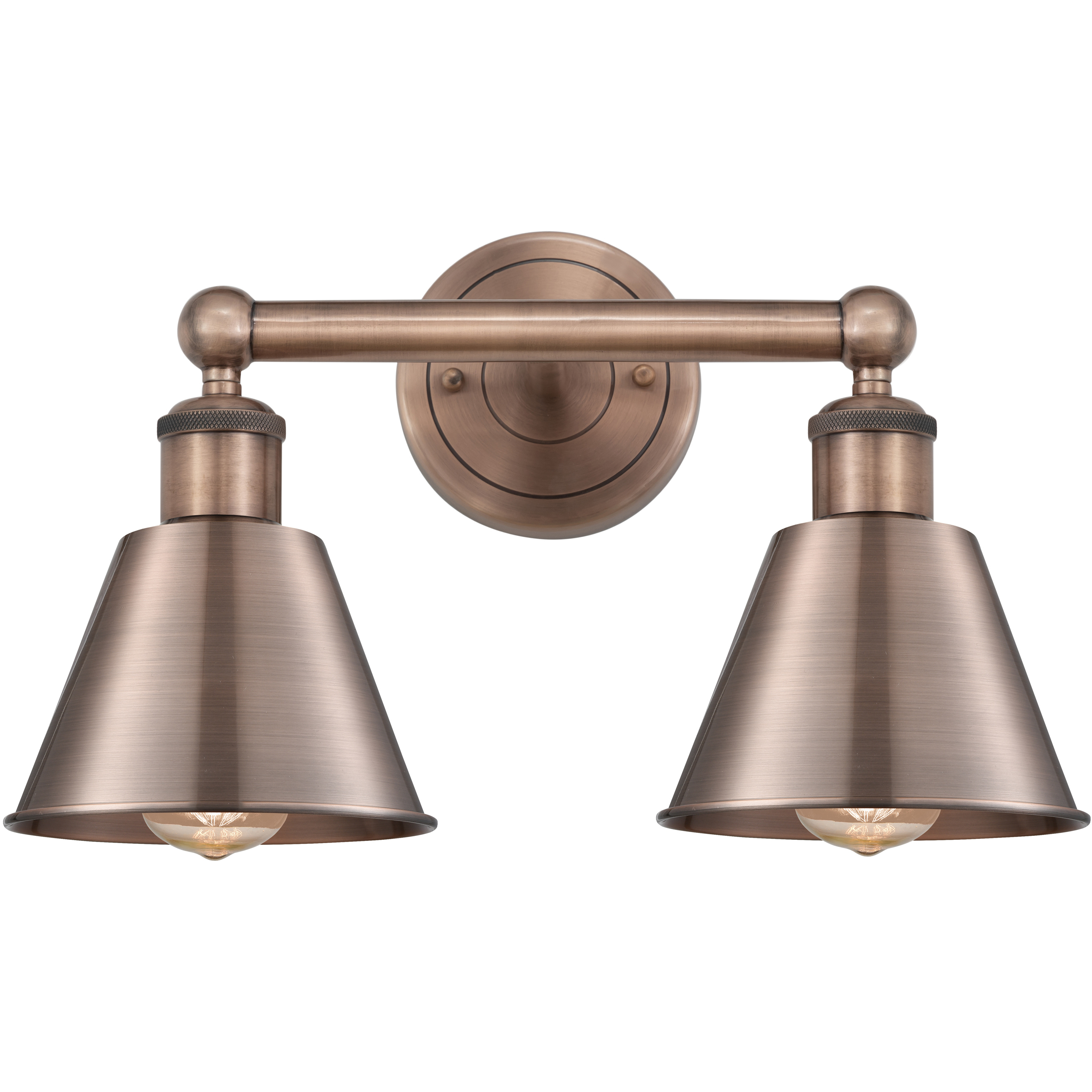 Smithfield 2 Light 15.5 inch Antique Copper Bath Vanity Light Wall Light