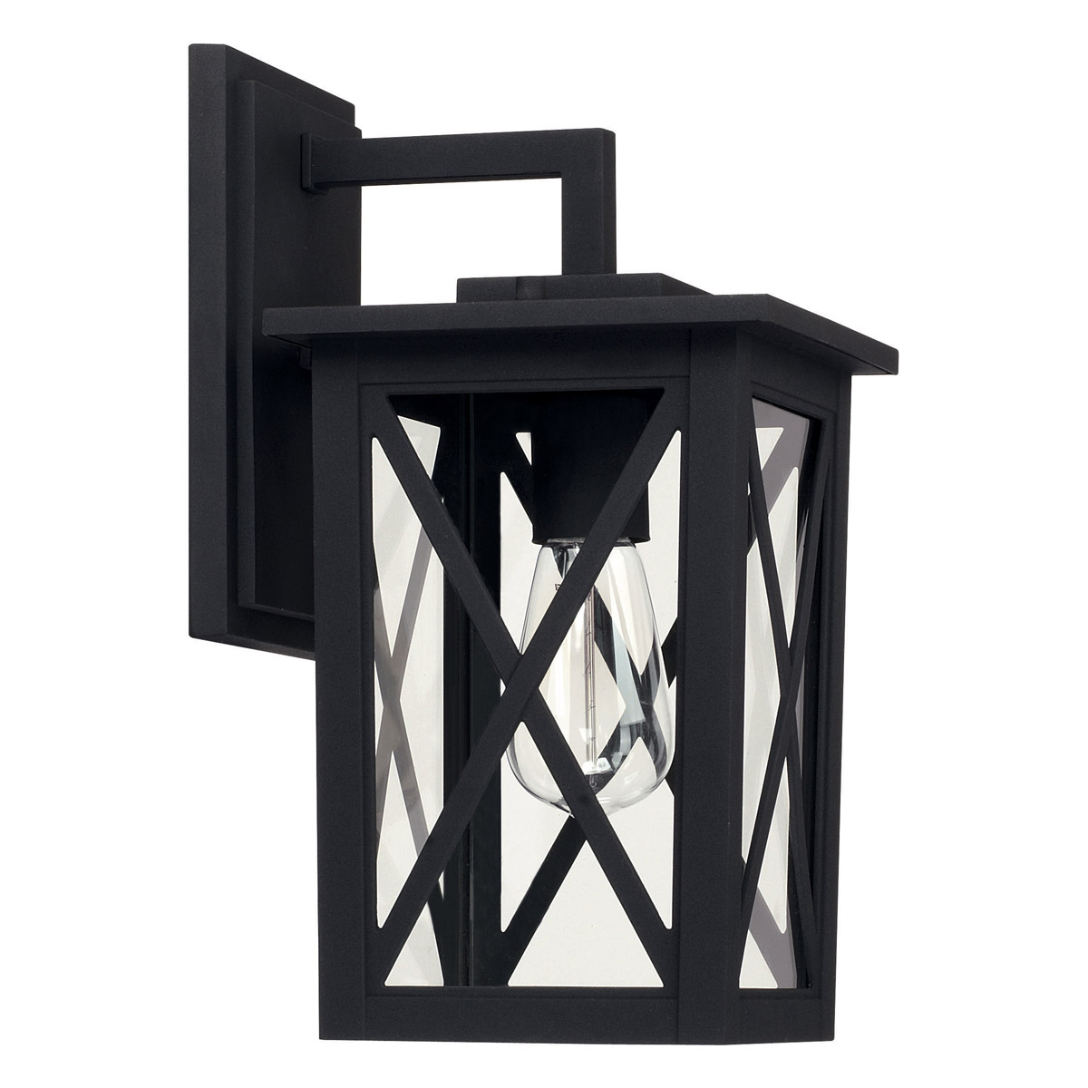 Avondale 1 Light 14 inch Black Outdoor Wall Lantern