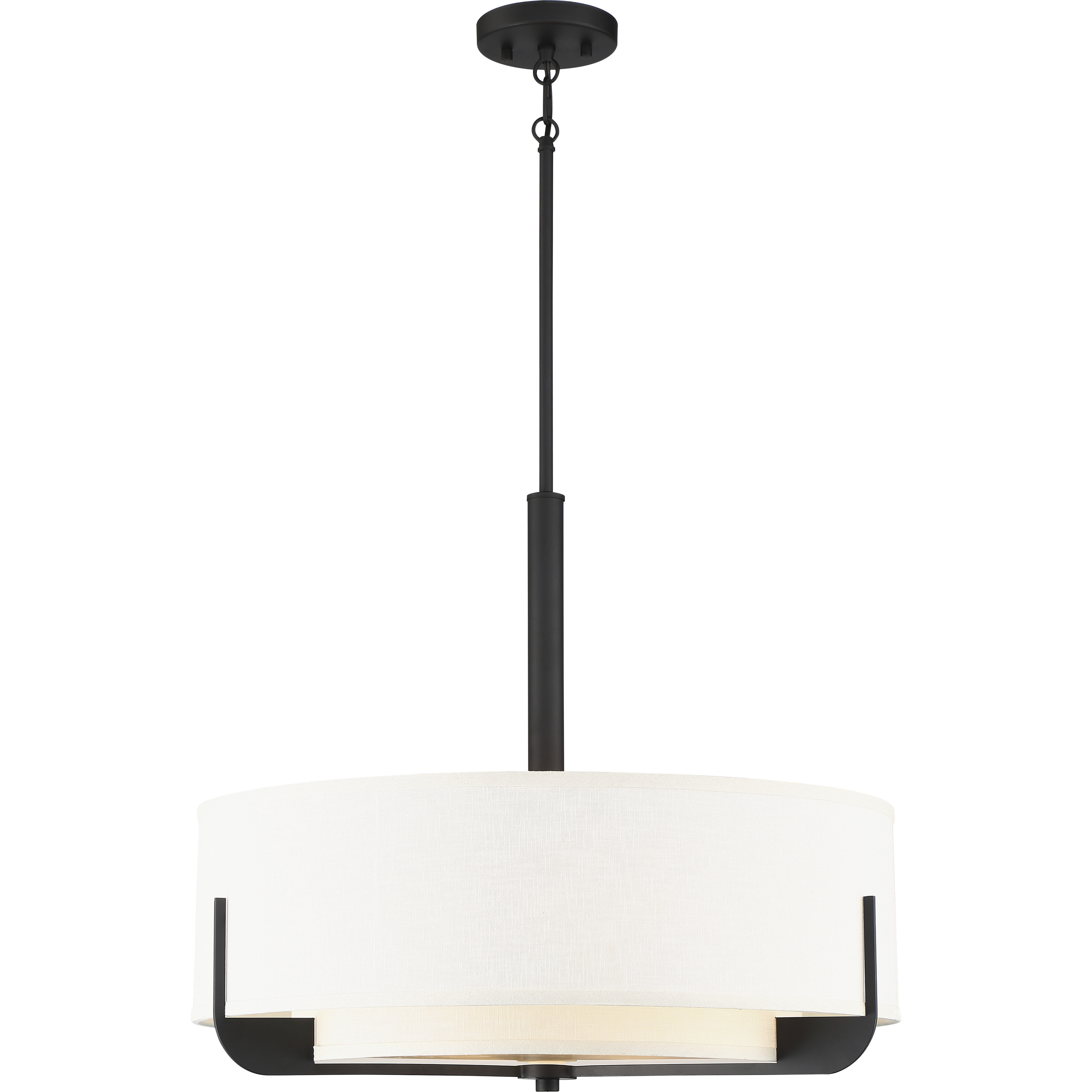 Frankie 4 Light 24 inch Aged Bronze Pendant Ceiling Light