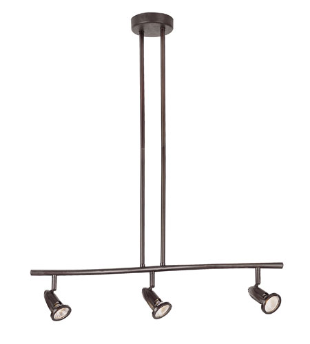 Stingray 3 Light 120V Rubbed Oil Bronze Track Light Ceiling Light