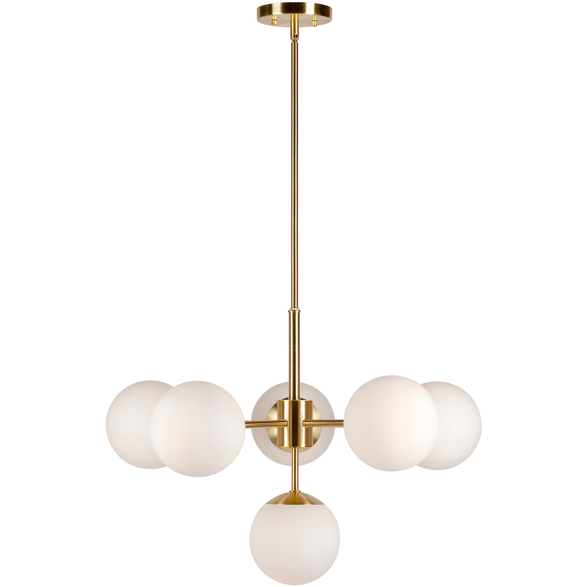 Farrell 6 Light 27.5 inch Soft Gold Chandelier Ceiling Light