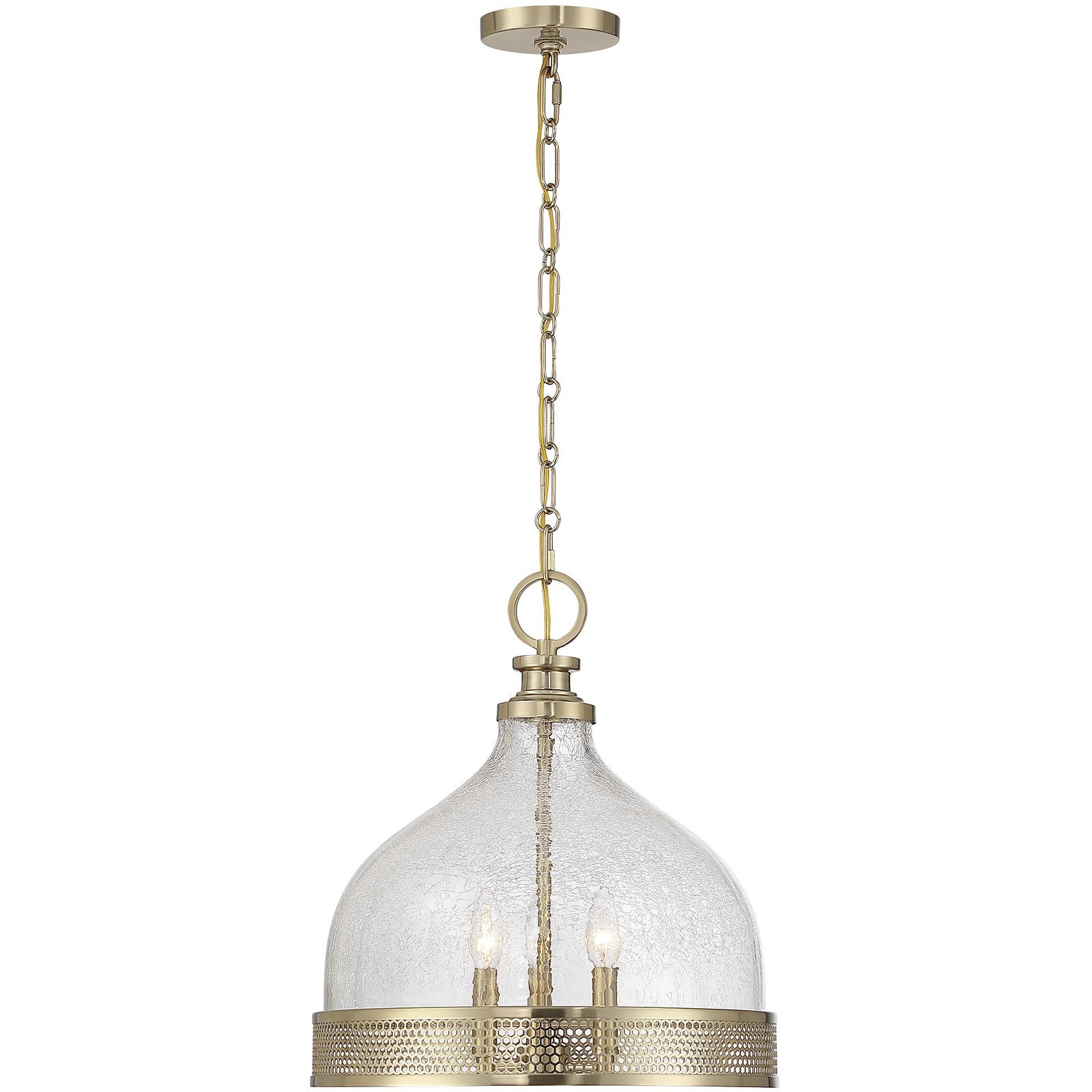 Stern 3 Light 16 inch Noble Brass Pendant Ceiling Light