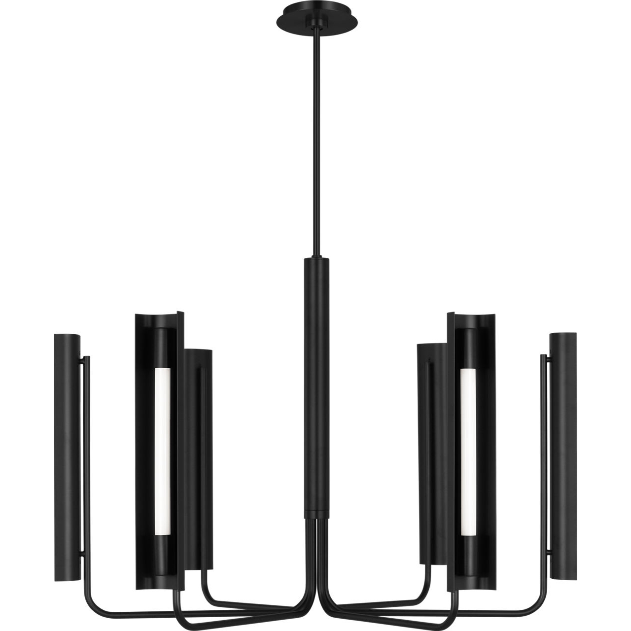 Kelly by Kelly Wearstler Carson LED 36.13 inch Midnight Black Chandelier Ceiling Light