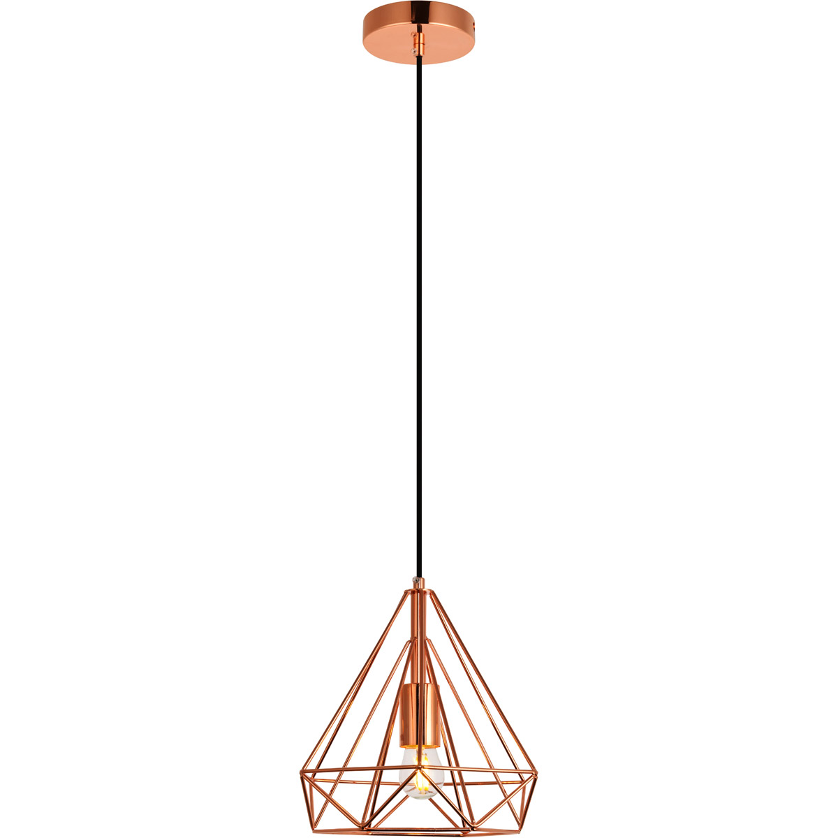 Jago 1 Light 9.8 inch Copper Pendant Ceiling Light