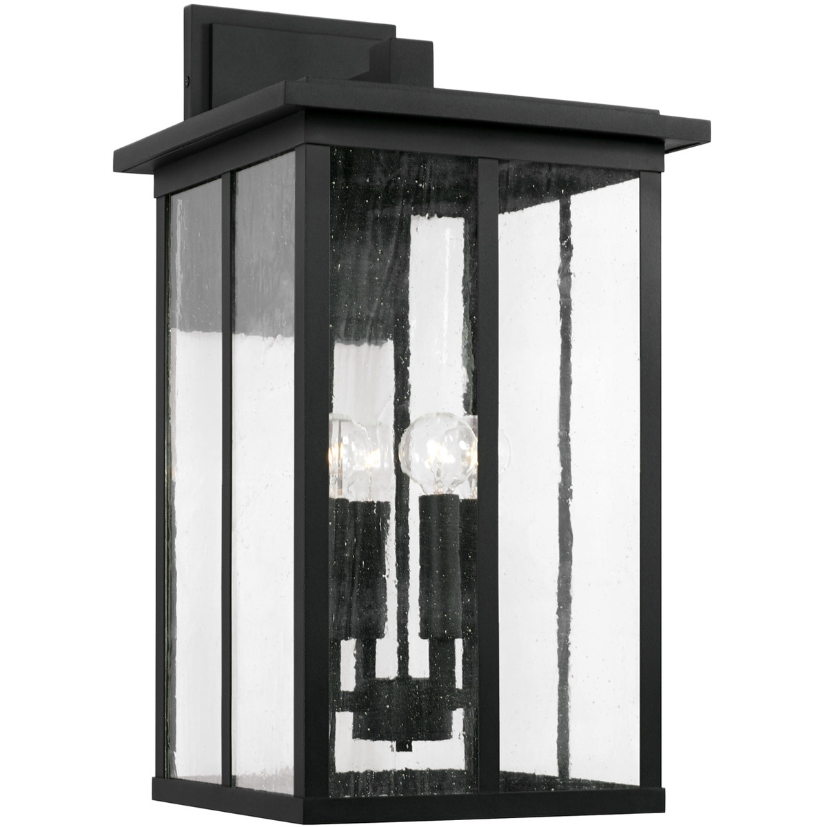 Barrett 4 Light 21.5 inch Black Outdoor Wall Lantern