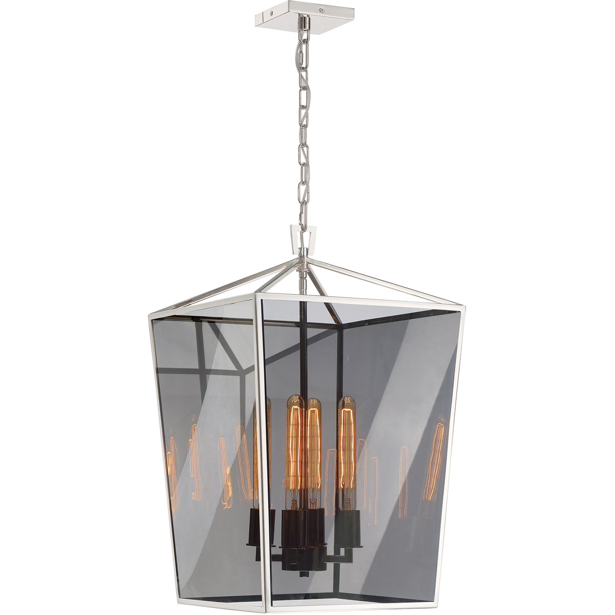 Klassen 4 Light 16 inch Polished Nickel Pendant Ceiling Light