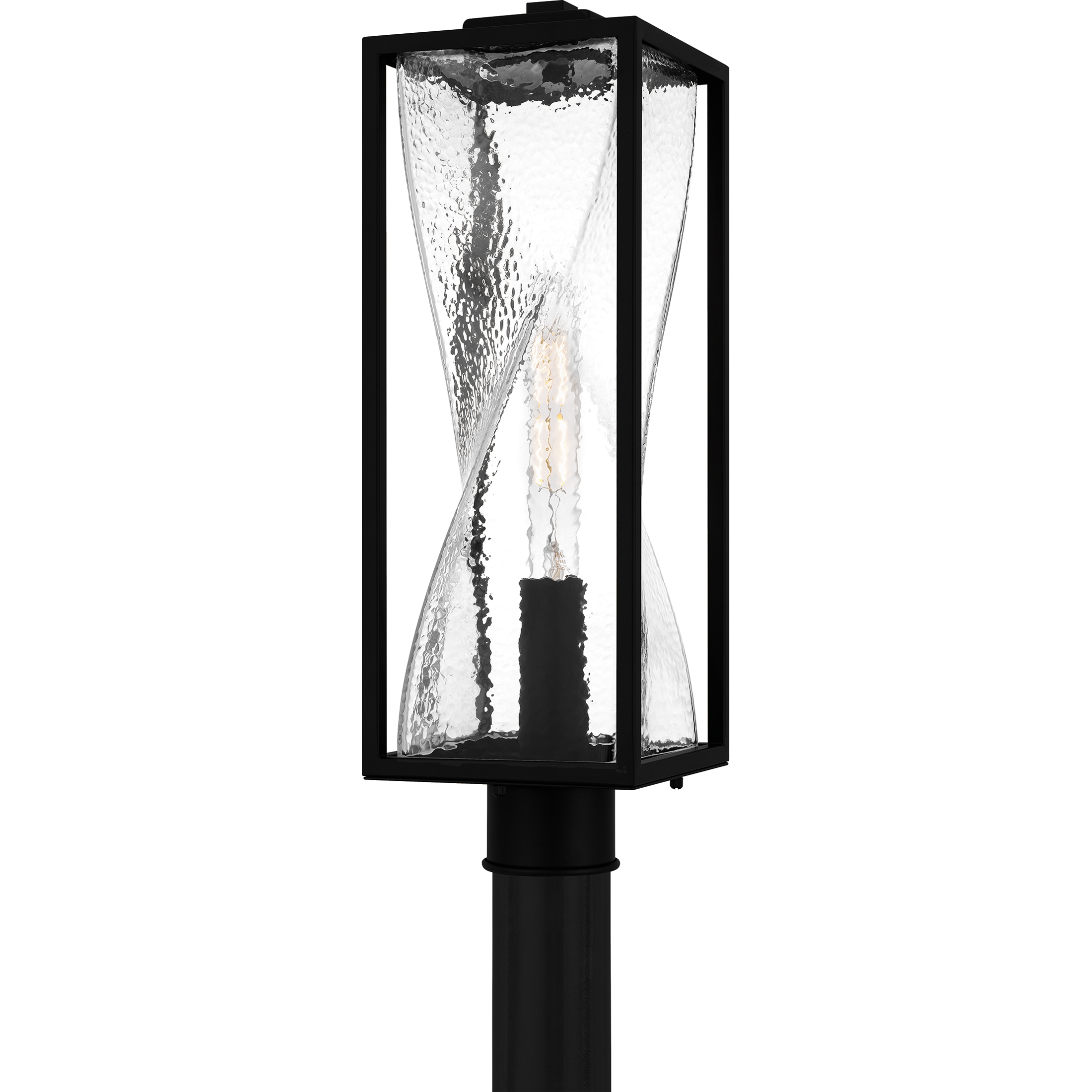 Quoizel Zarah 1 Light 21.25 inch Matte Black Outdoor Post Lantern, Large ZAR9007MBK - Open Box