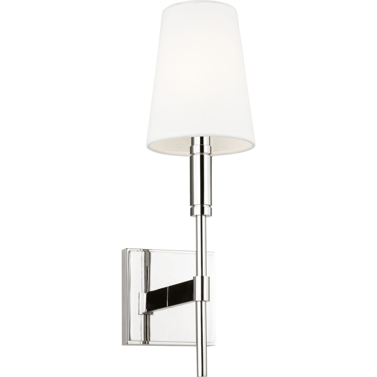 TOB by Thomas O'Brien Beckham Classic 1 Light 5 inch Polished Nickel Wall Sconce Wall Light
