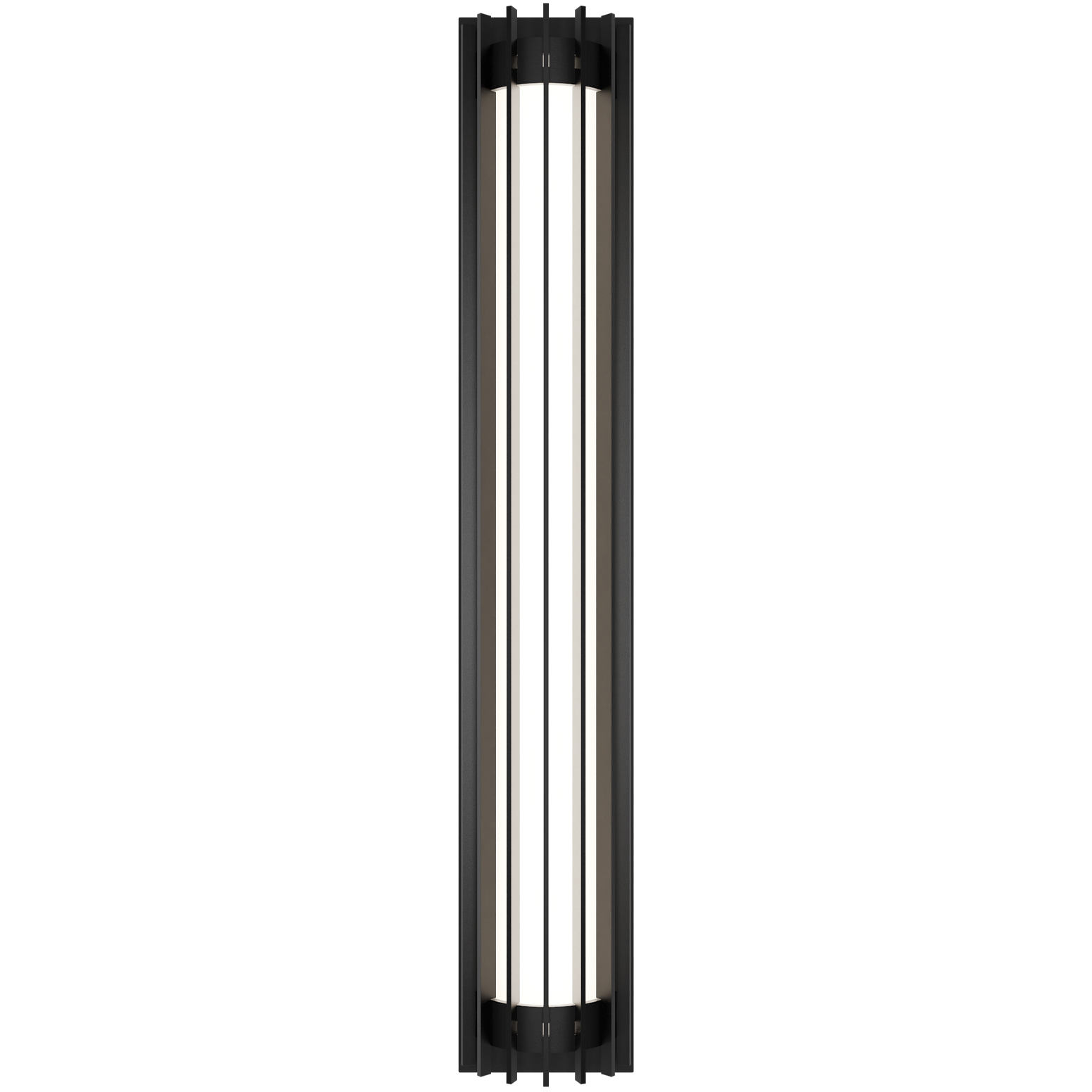 Moline LED 32 inch Black Outdoor Wall Light in 2700K, dweLED