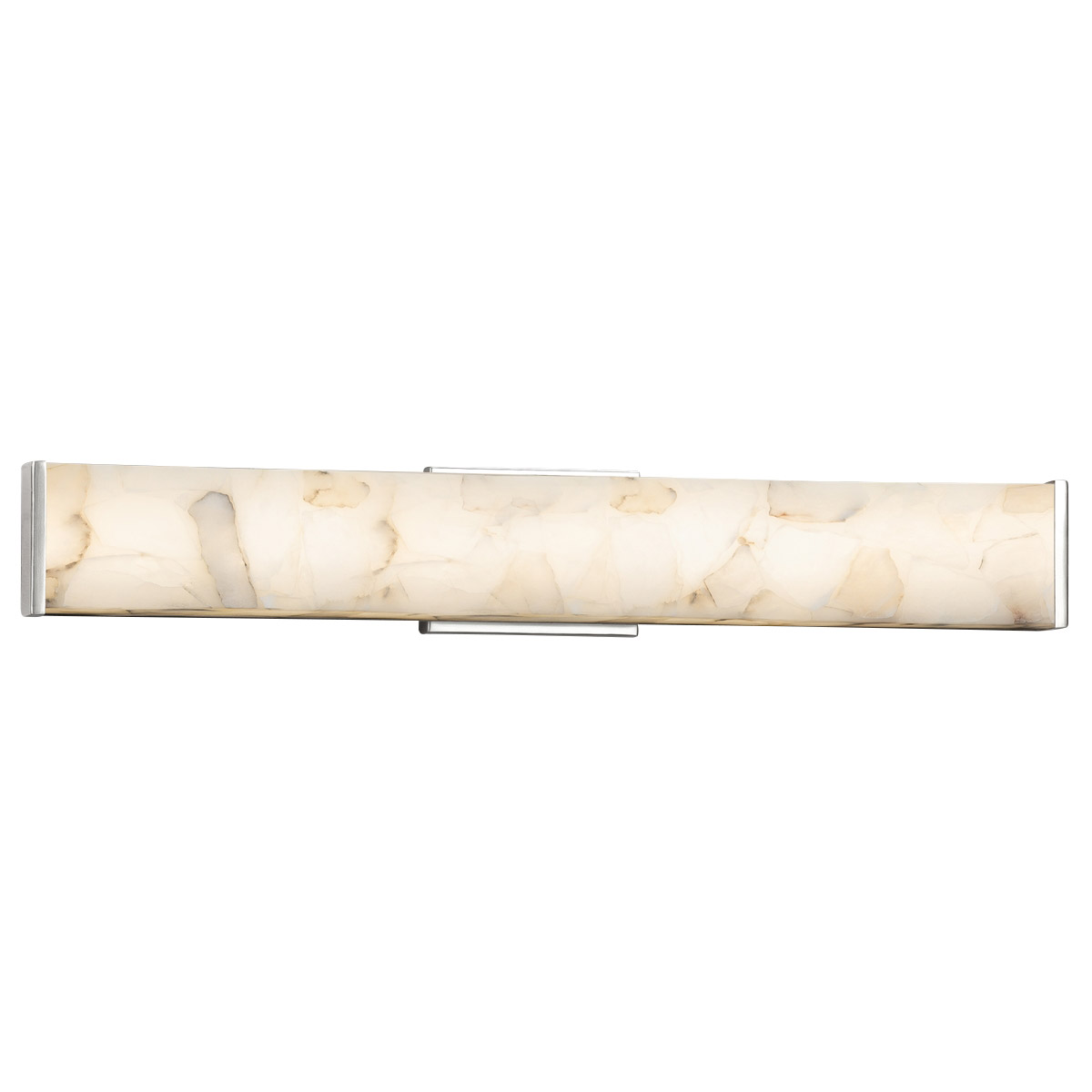 Alabaster Rocks 28.5 inch Polished Chrome Vanity Light Wall Light