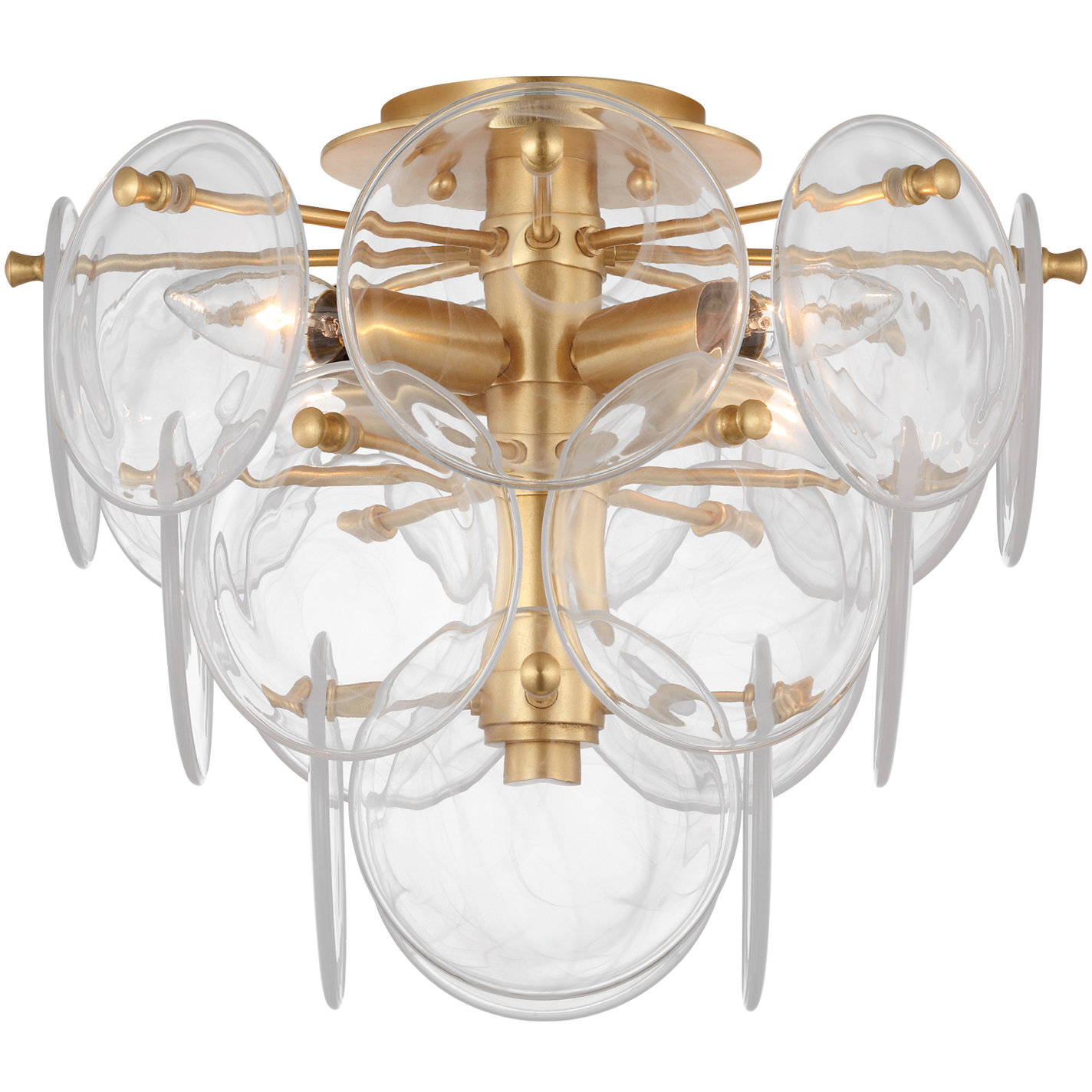 Tiered flush mount chandelier 2025