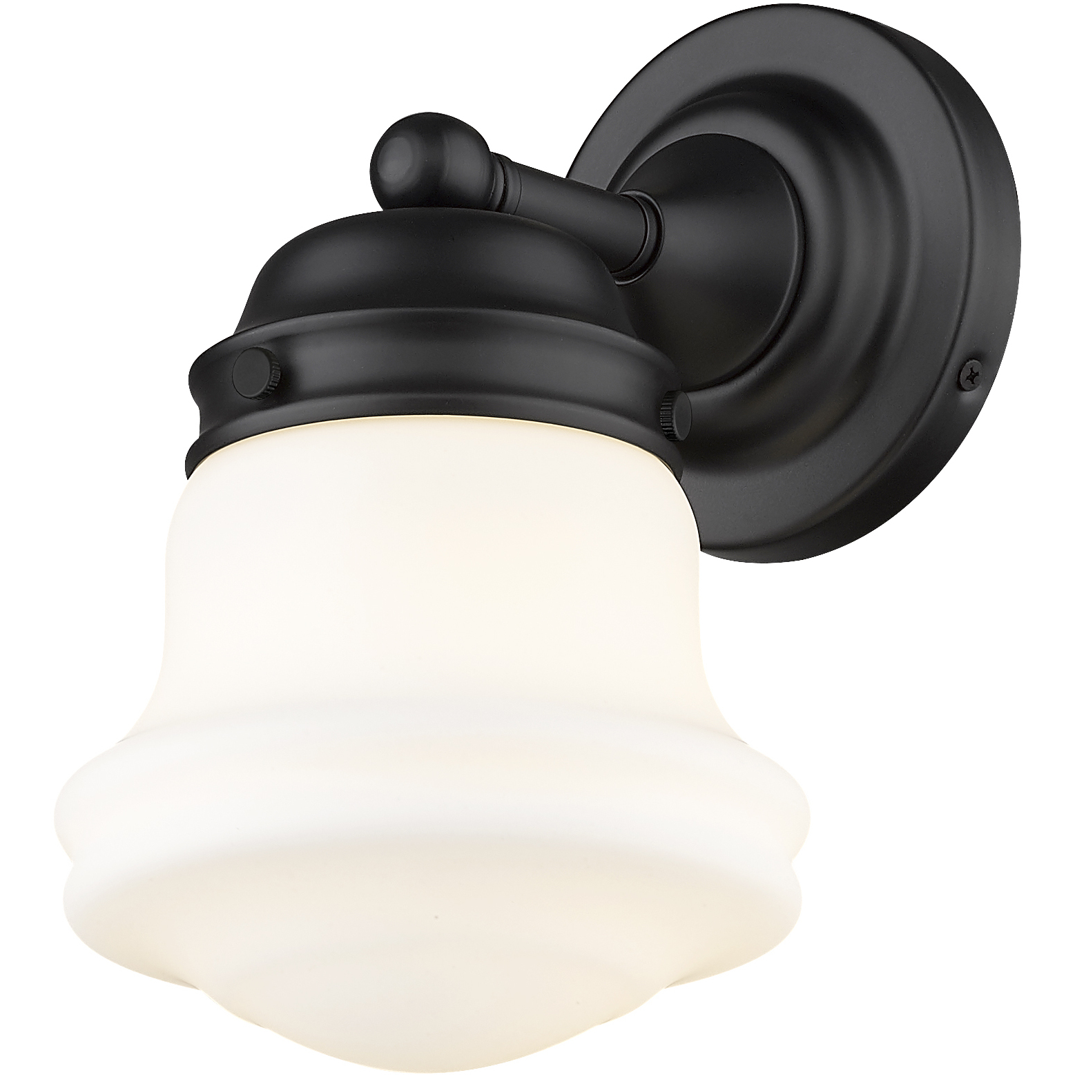 Vaughn 1 Light 6 inch Matte Black Wall Sconce Wall Light