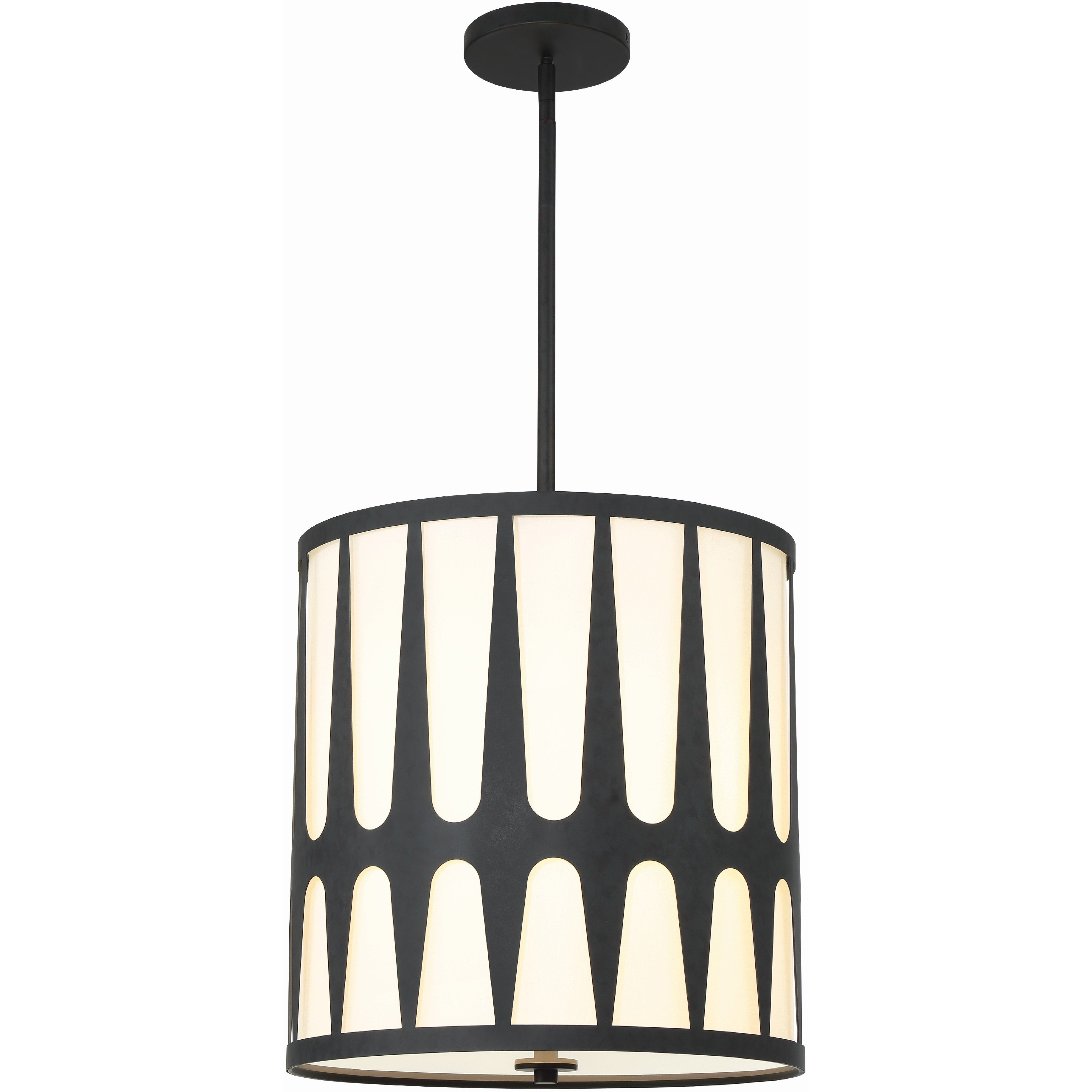 Royston 4 Light 17 inch Black Pendant Ceiling Light