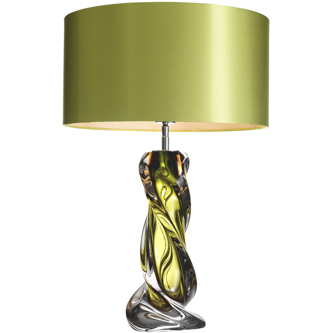 Carnegie 25.59 inch 40 watt Green Solid Glass and French Wiring Table Lamp Portable Light