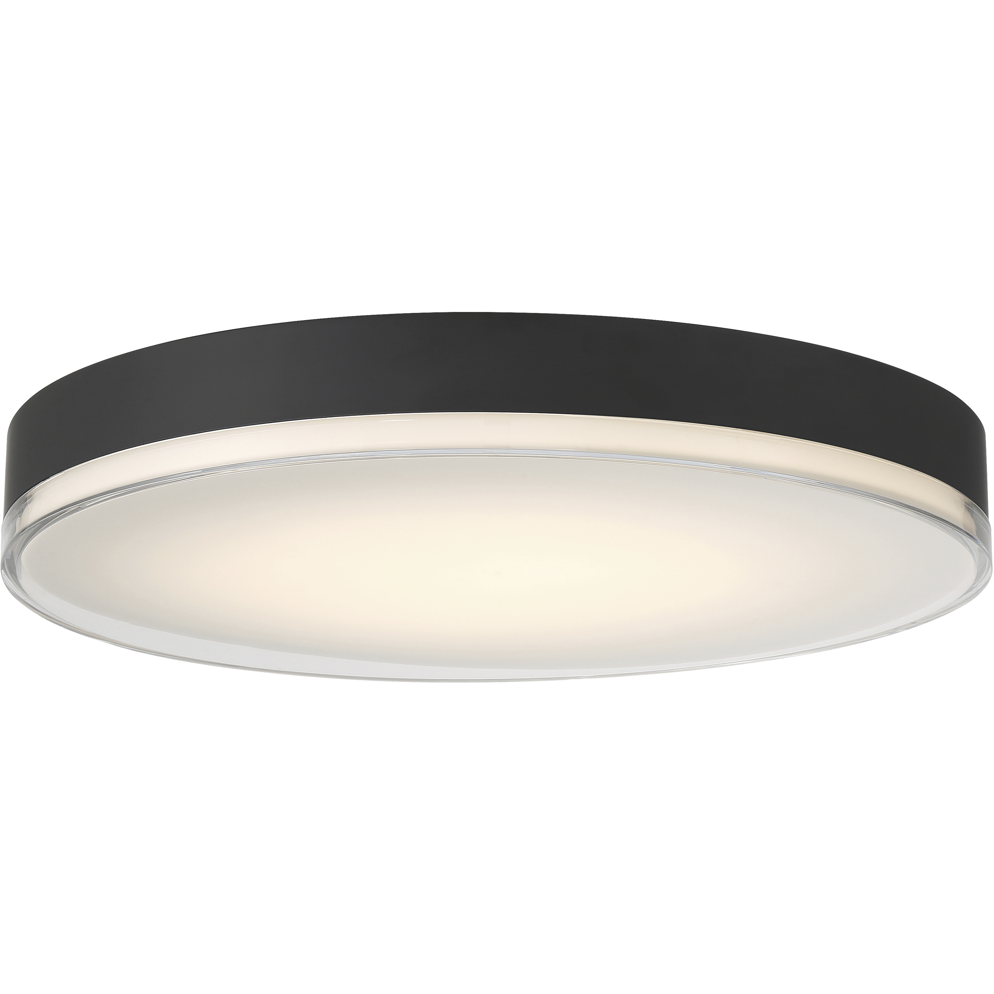 Mona 19.75 inch Matte black Flush Mount Ceiling Light