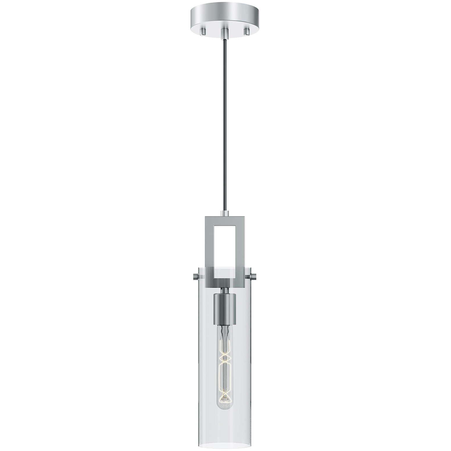Houston 1 Light 3.5 inch Satin Nickel Pendant Ceiling Light