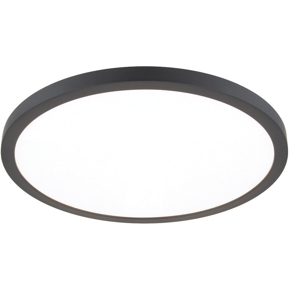 Round LED 11 inch Black Flush Mount Ceiling Light in 3500K, WAC Limited