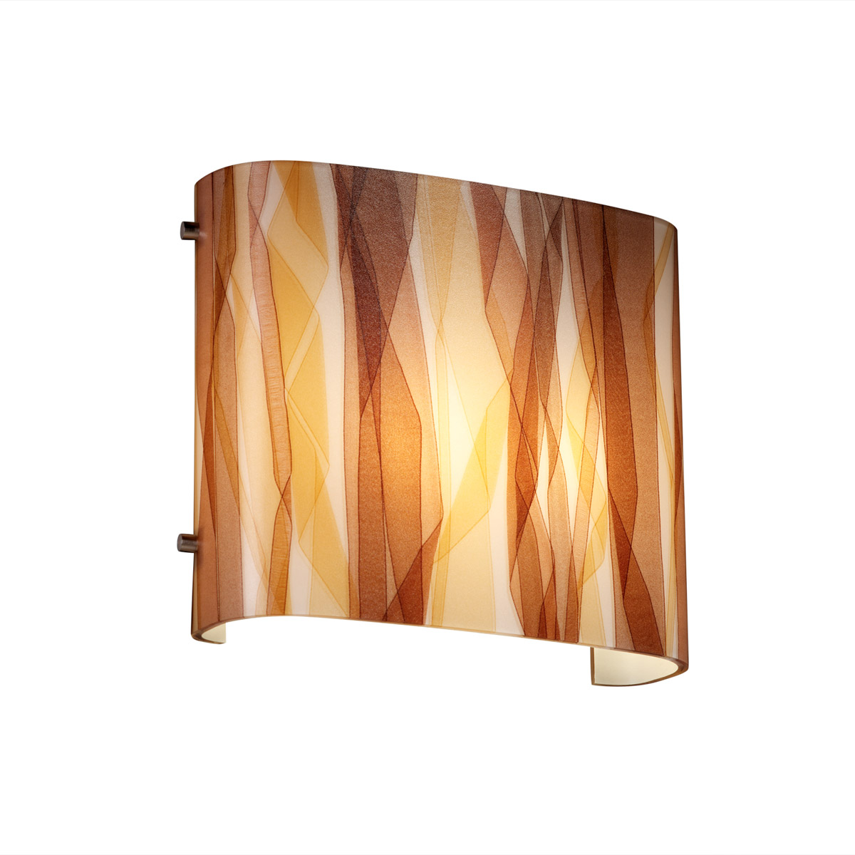 Finials LED 12 inch Polished Chrome ADA Wall Sconce Wall Light in Ribbon Twirl, 2000 Lm LED, Finials