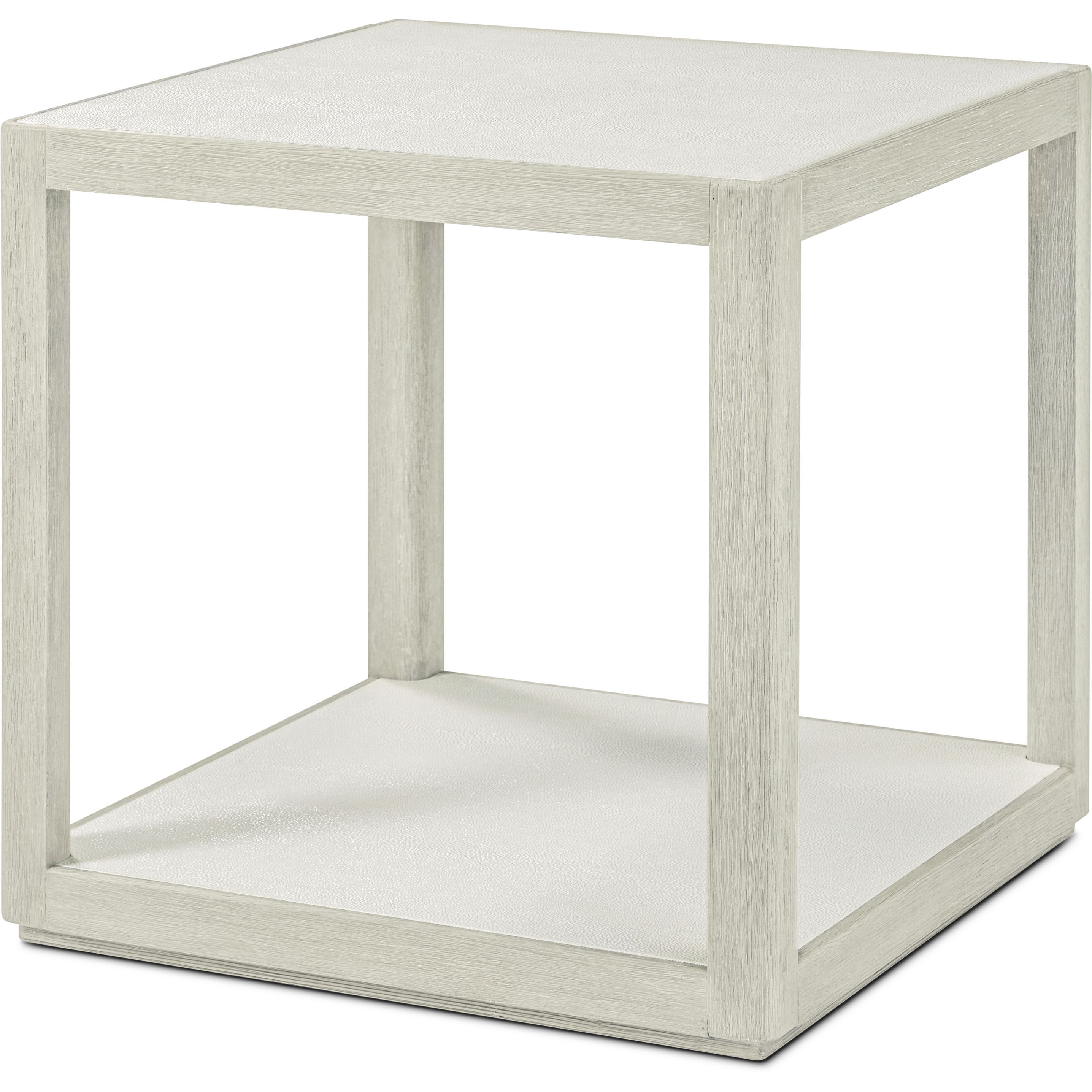 Maxwell 24 X 24 inch Cashmere Side Table, Wooden