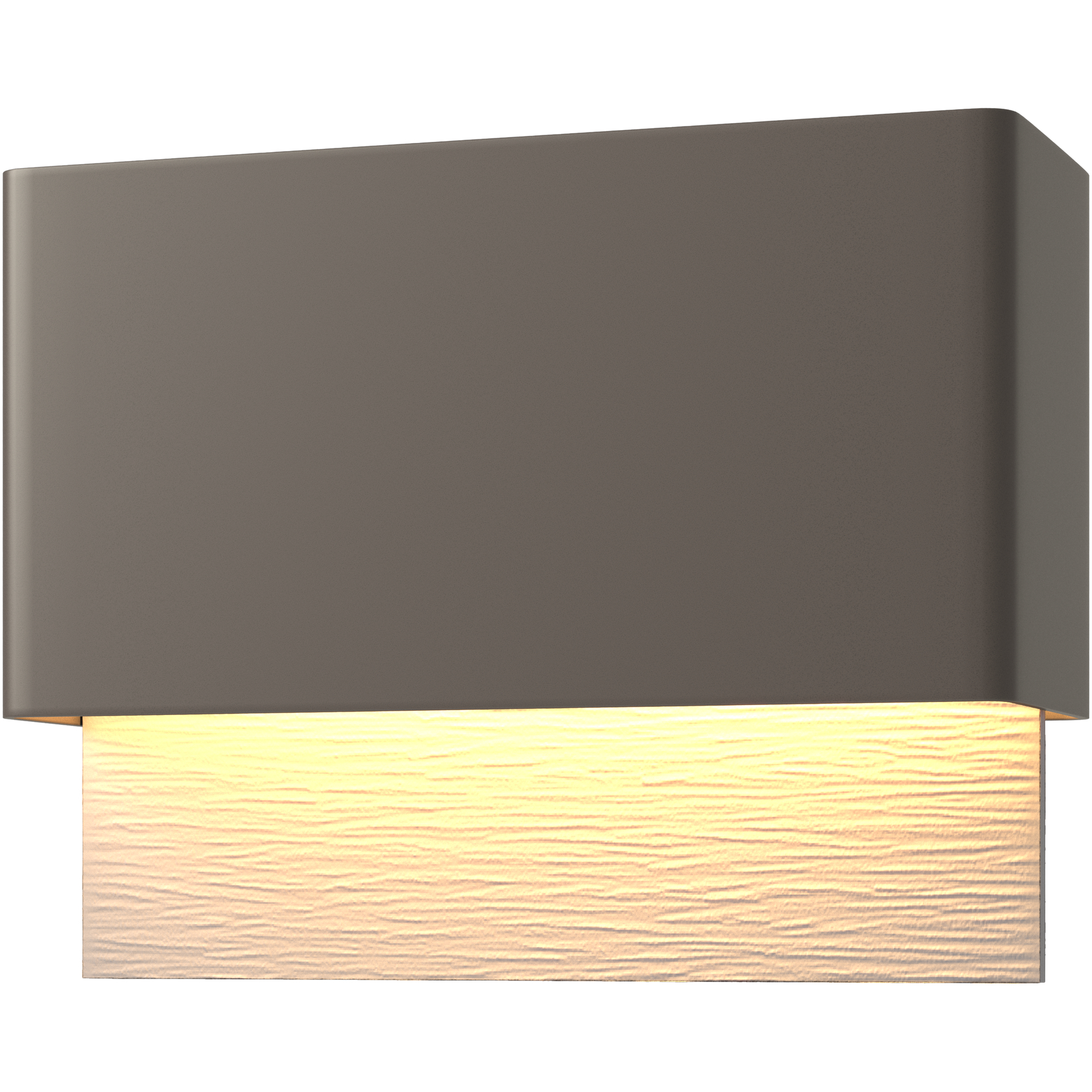 Stratum LED 7.4 inch Coastal Dark Smoke and Coastal Burnished Steel Outdoor Sconce - Open Box