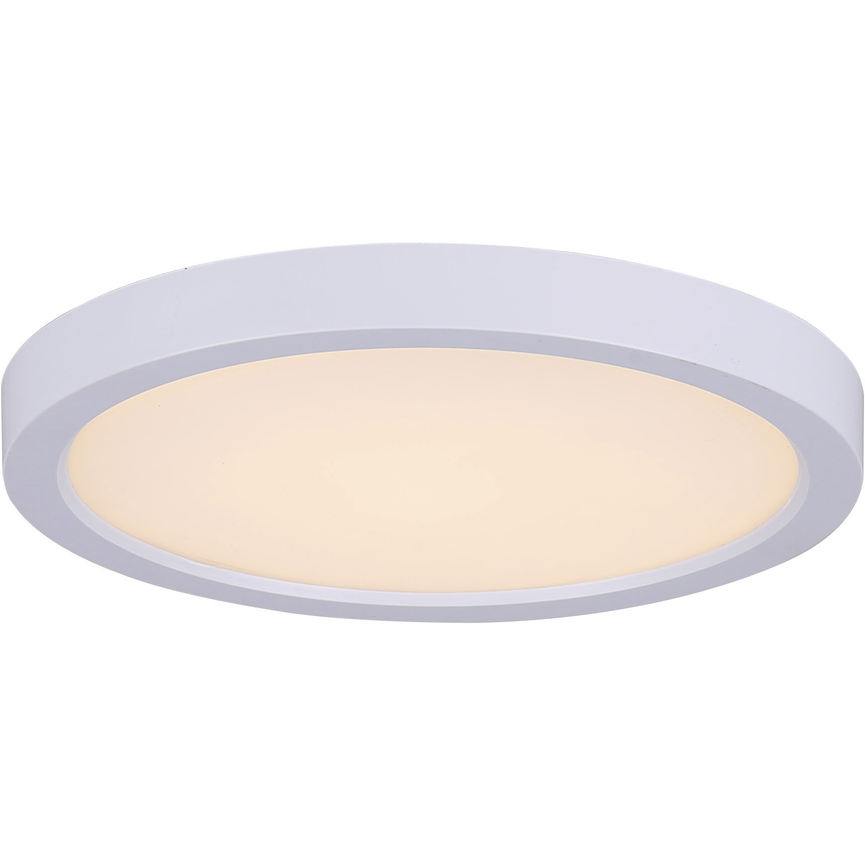 Low Profile LED 7 inch White Disk Light