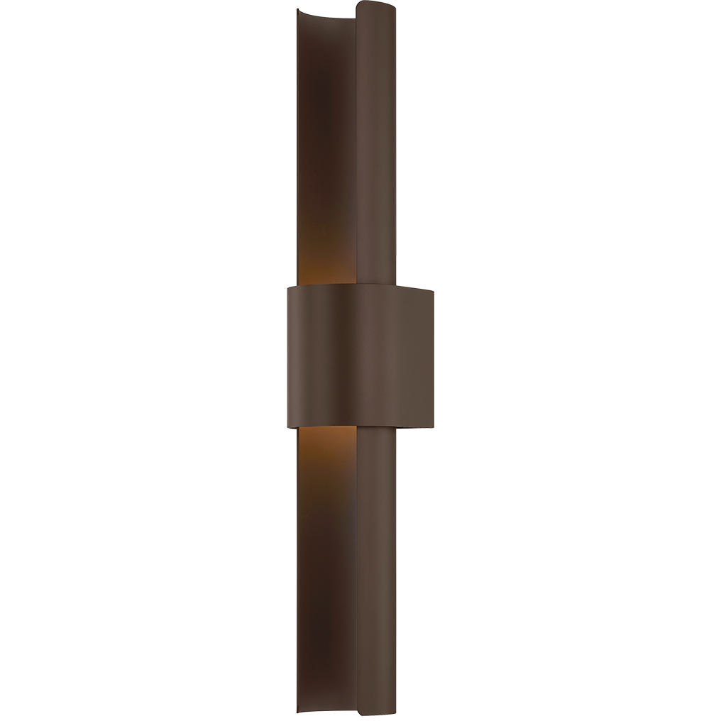 Ossian LED 28 inch Bronze Exterior Wall Sconce