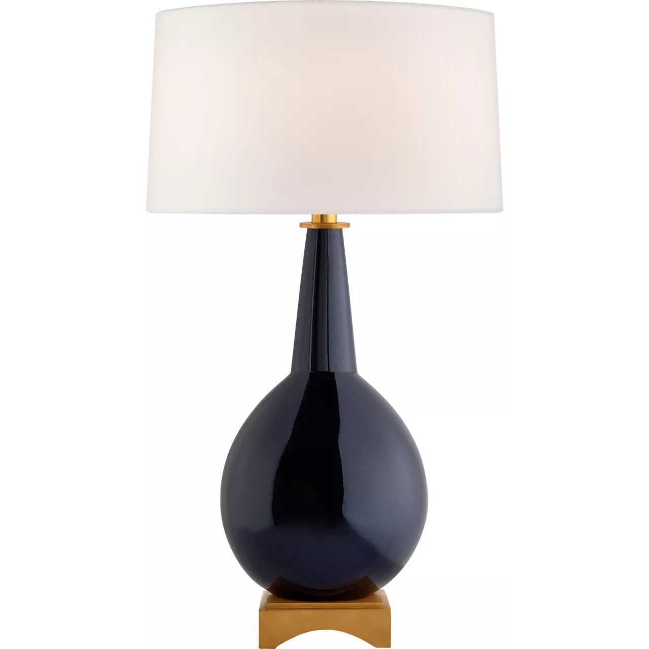 Julie Neill Antoine 30 inch 100 watt Mixed Blue Brown Table Lamp Portable Light, Large