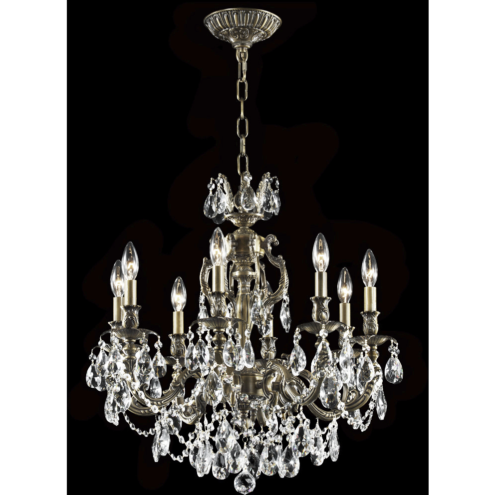 Brindisi 8 Light 23 inch Monaco Bronze Chandelier Ceiling Light